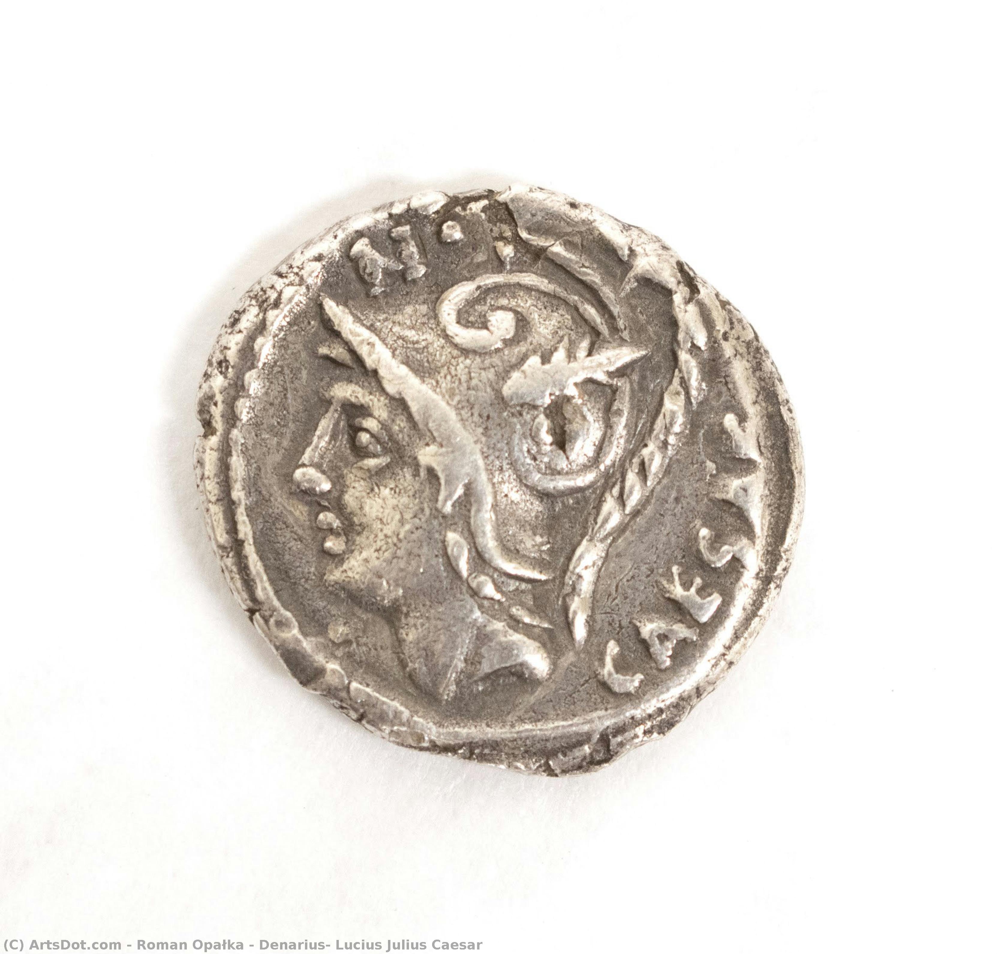 Denarius, Lucius Julius Caesar — Roman Opałka