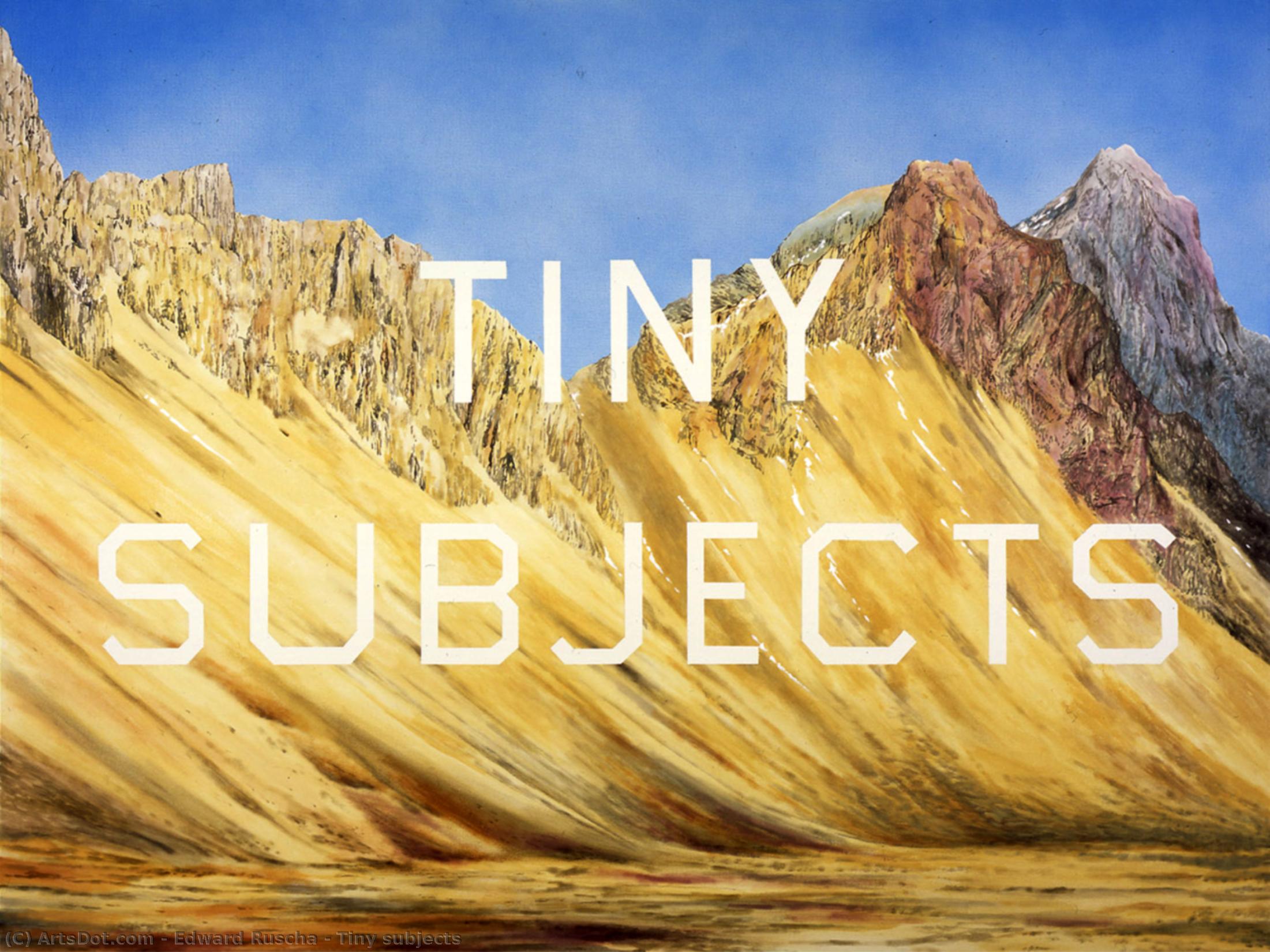 Tiny Subjects — Edward Ruscha