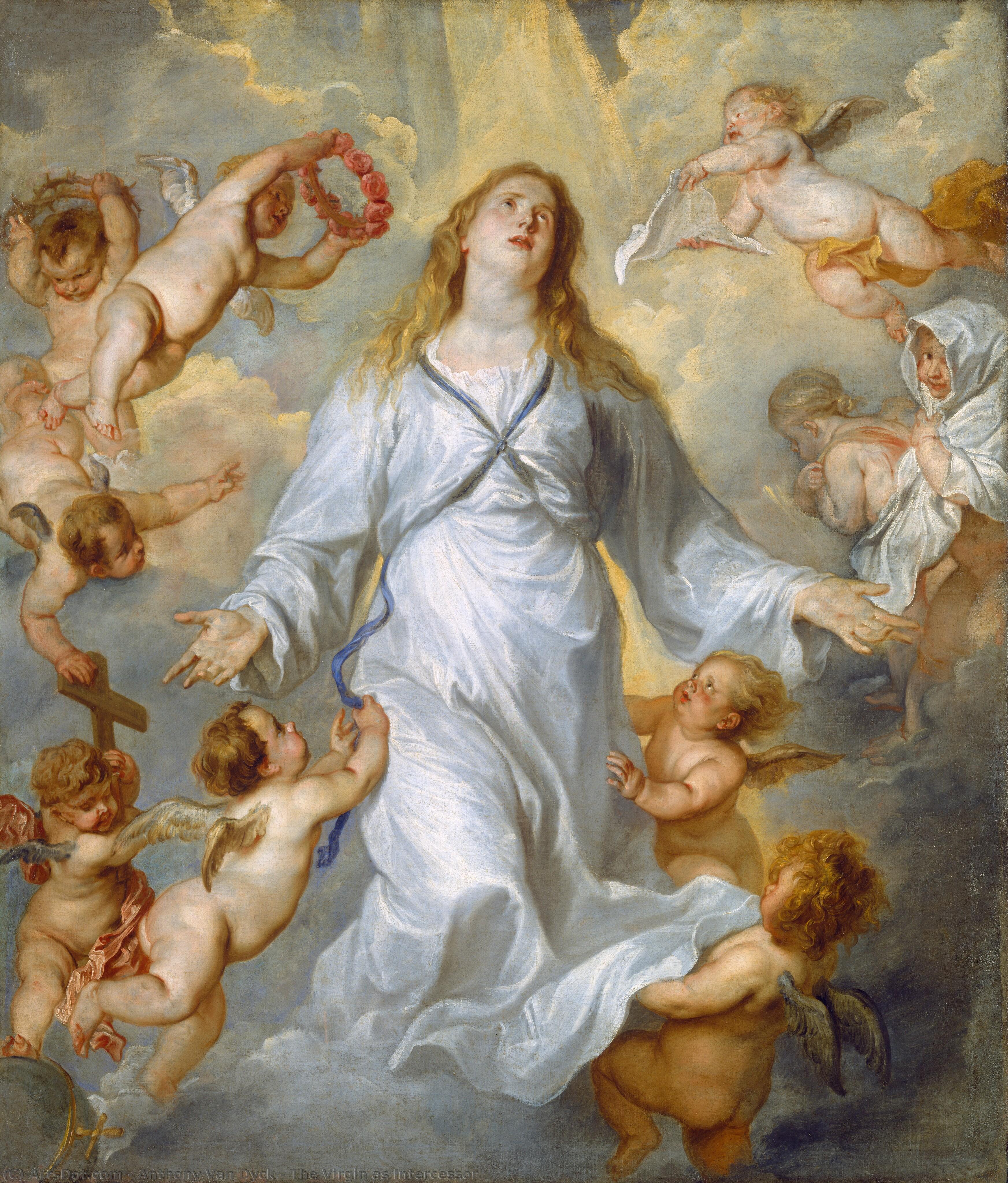 The Virgin As Intercessor — Sir Anthony Van Dyck
