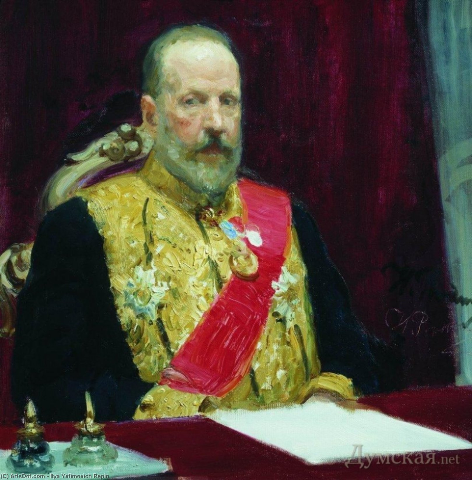 Portrait De Sergey Vitte — Ilya Yefimovich Repin