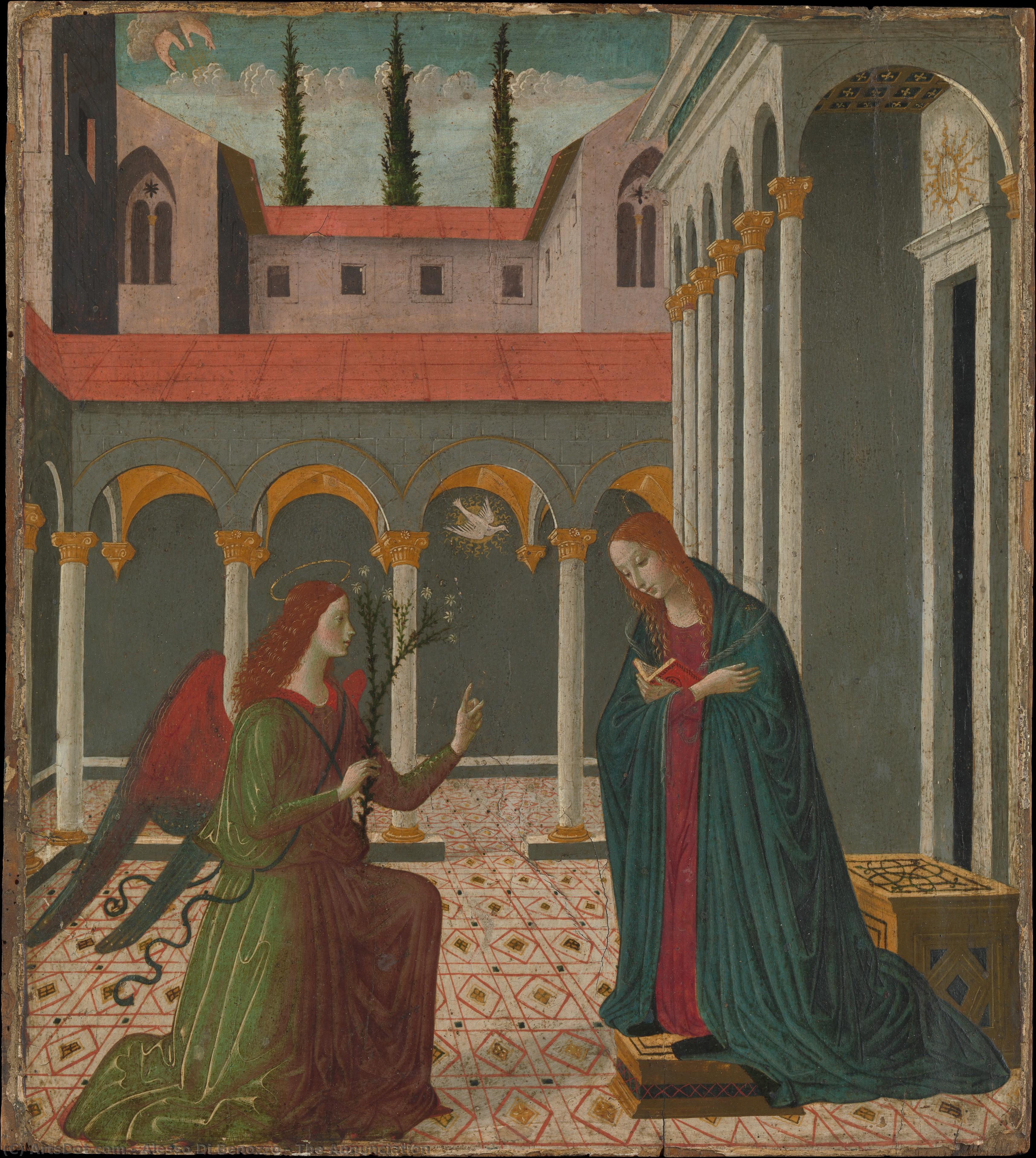 The Annunciation — Alesso Di Benozzo