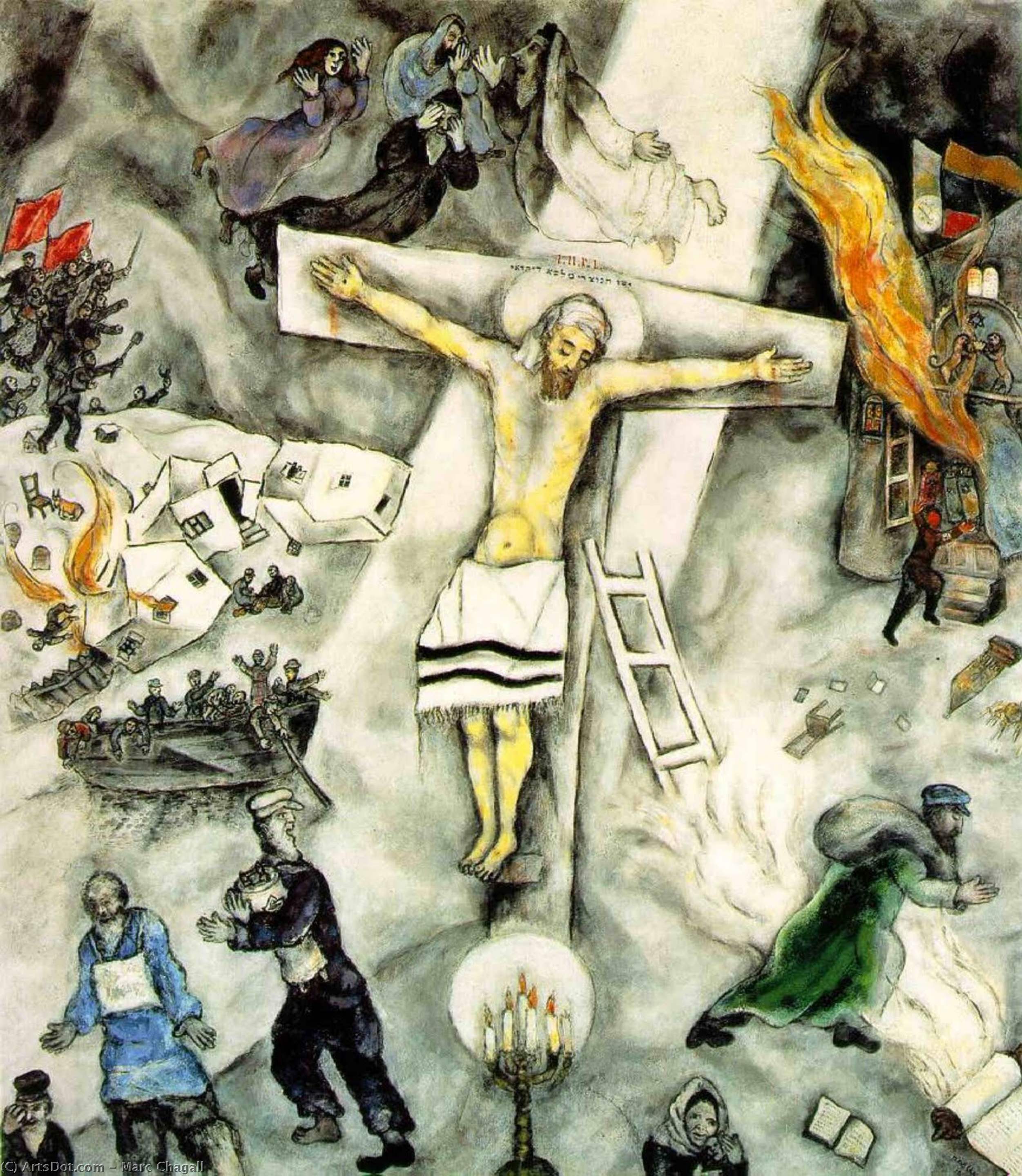 La Crocifissione Bianca — Marc Chagall