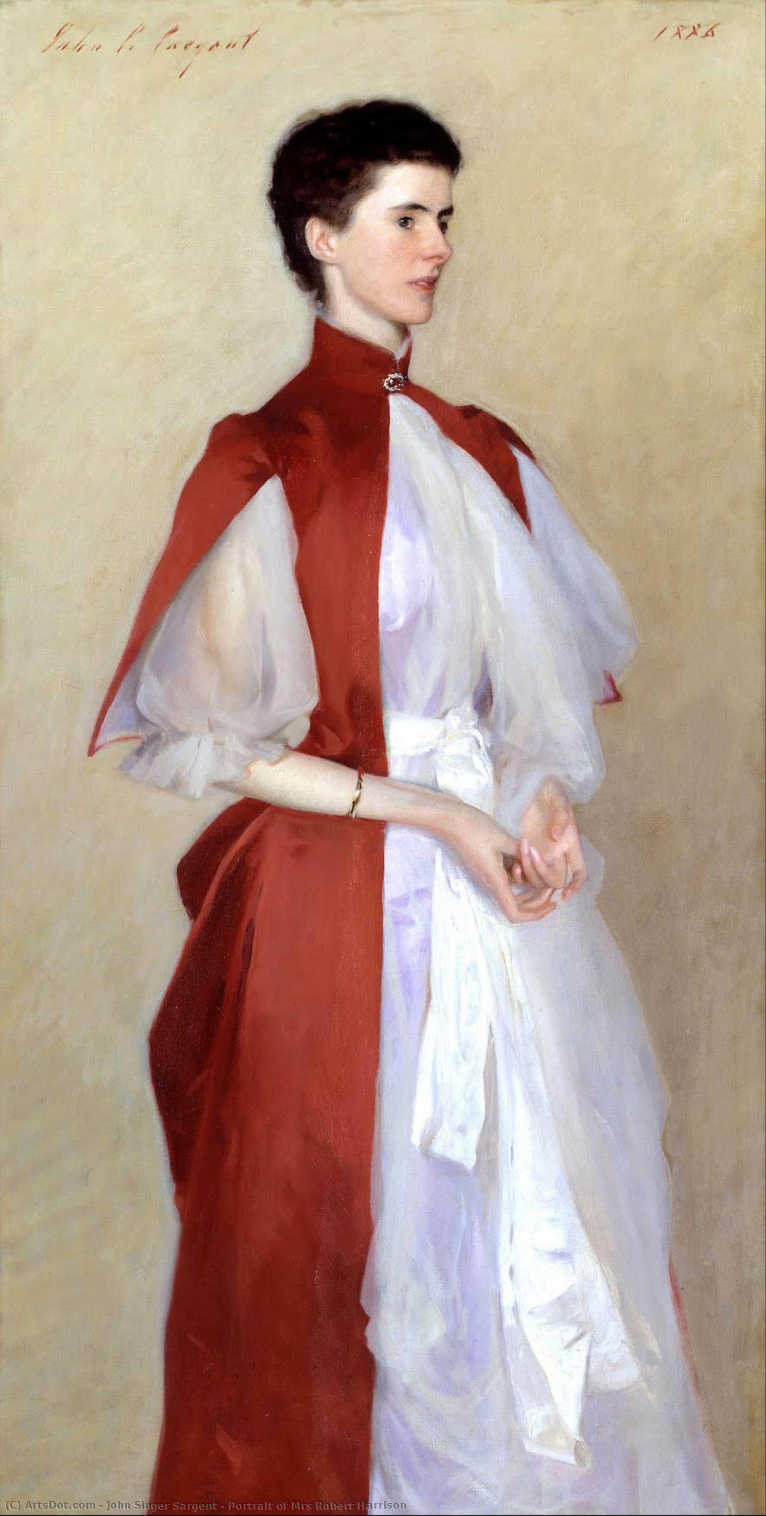 Retrato Da Sra. Robert Harrison — John Singer Sargent