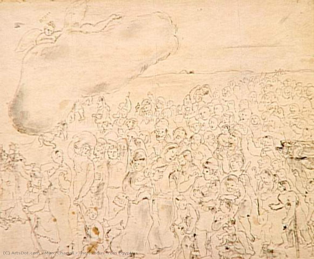 La Salida De Egipto — Marc Chagall