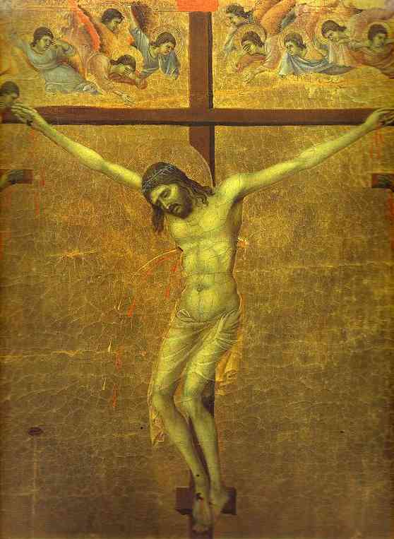 Maestó (rückseite, Zentrale Platte) — Duccio Di Buoninsegna