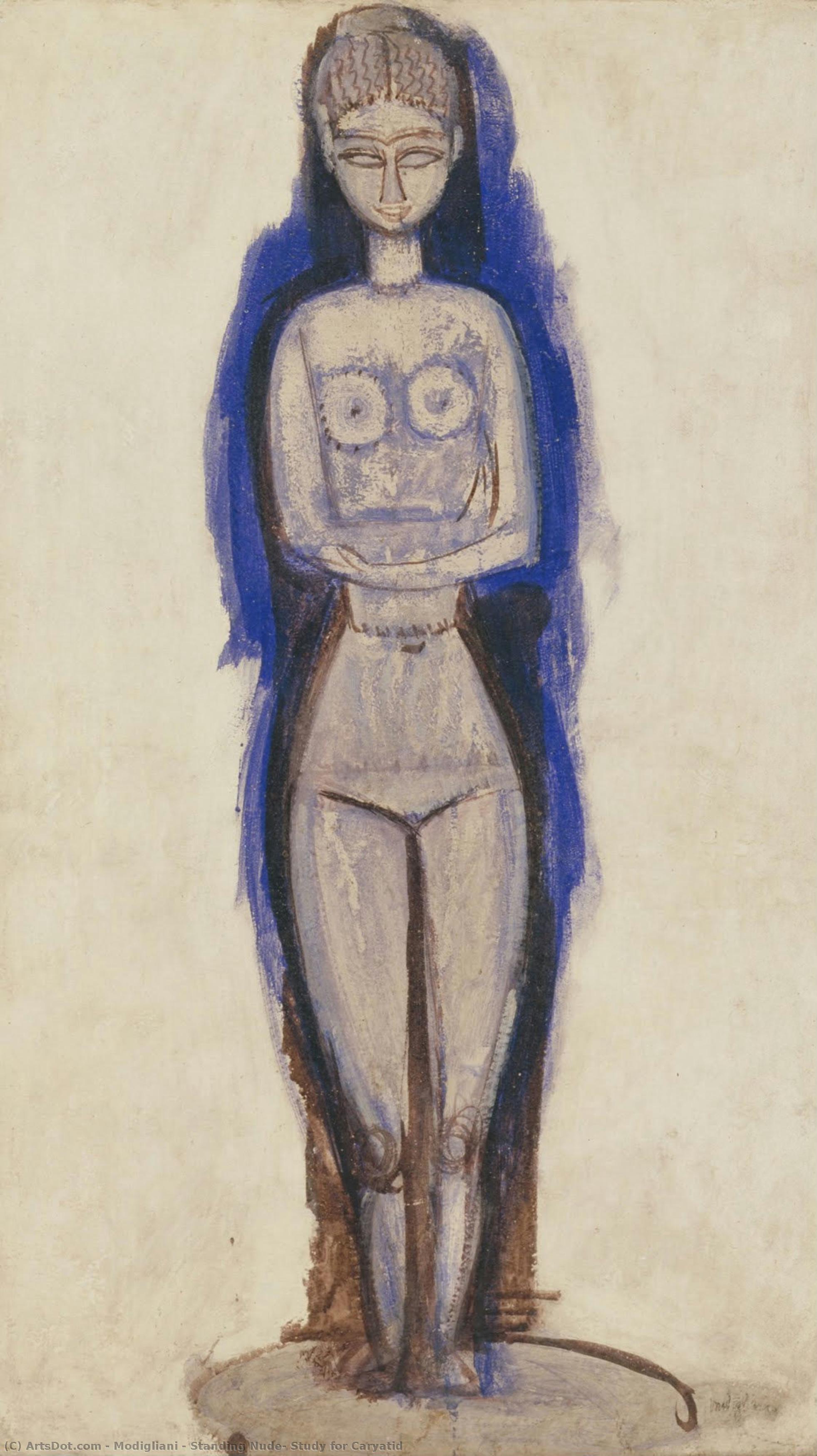 Studio Per Caryatide — Amedeo Modigliani