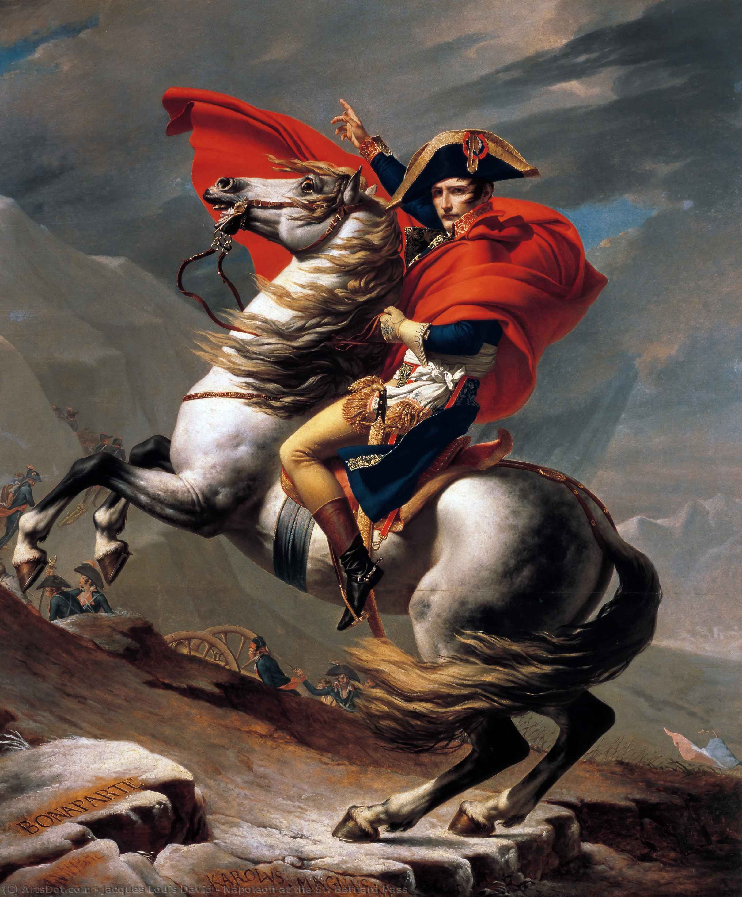 Napoleon At The St. Bernard Pass — Ժაკ-ლუი დავიდ