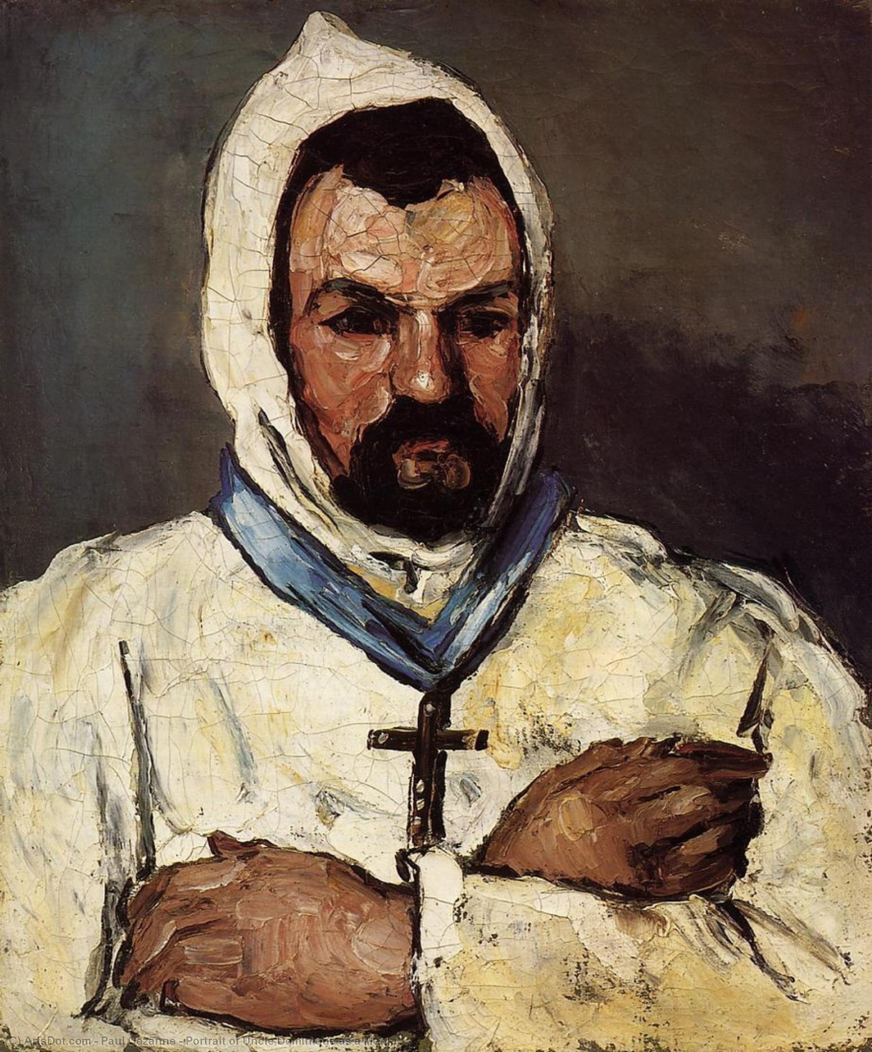 Portrait Of Uncle Dominique As A Monk — Paul Cézanne