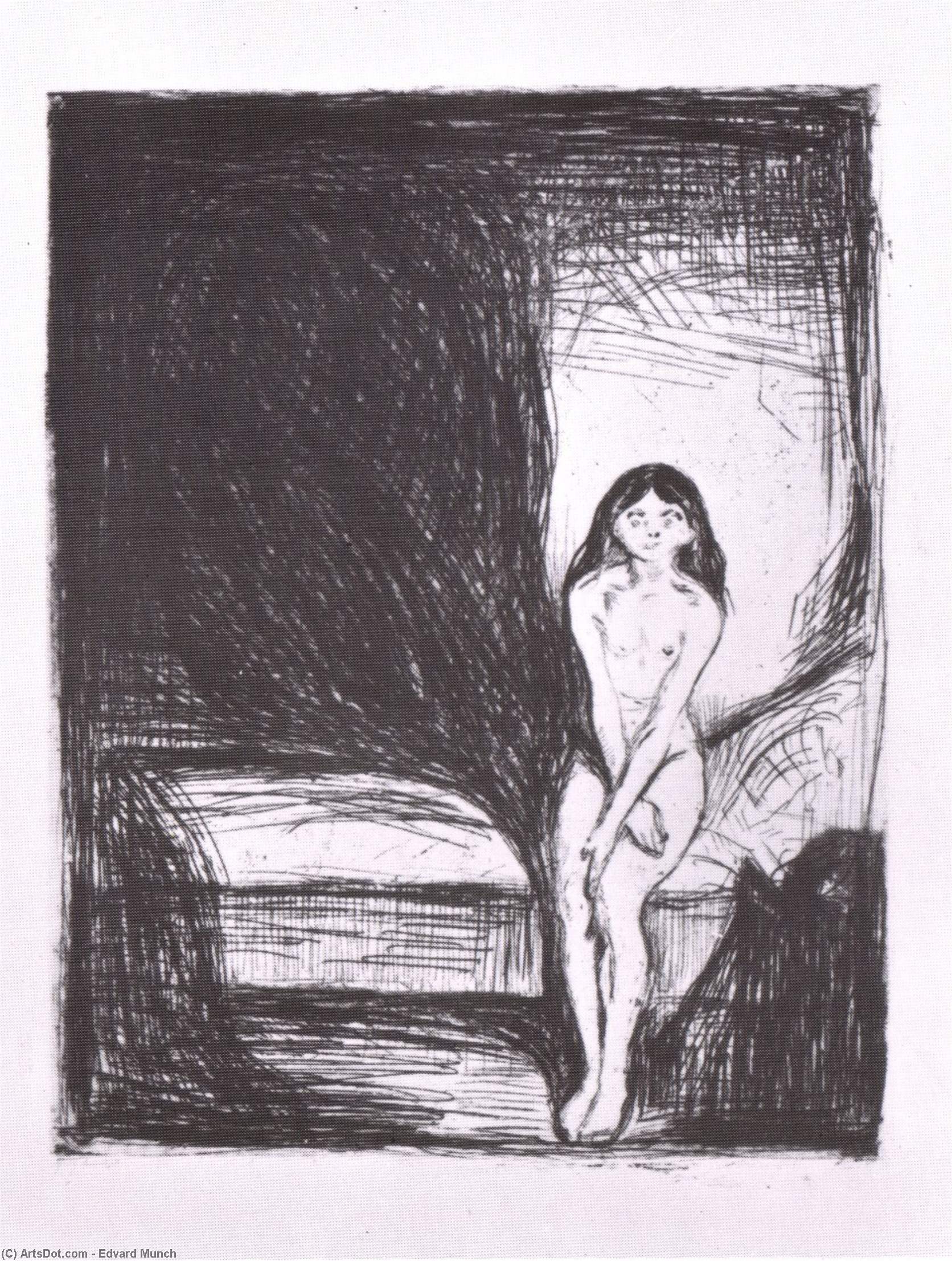 Evening (puberty) — Edvard Munch