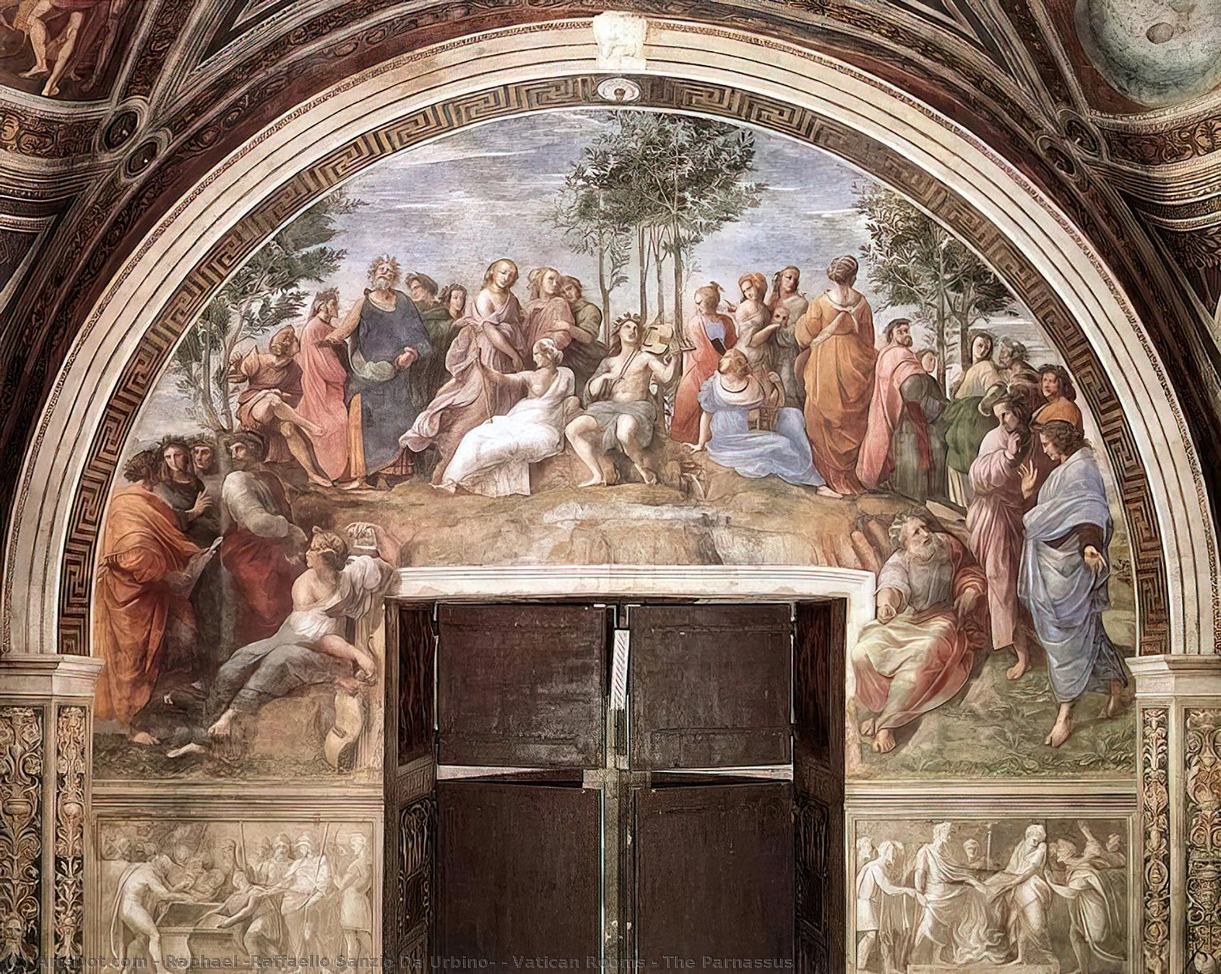 Stanze Vaticane - Il Parnaso — Rafael