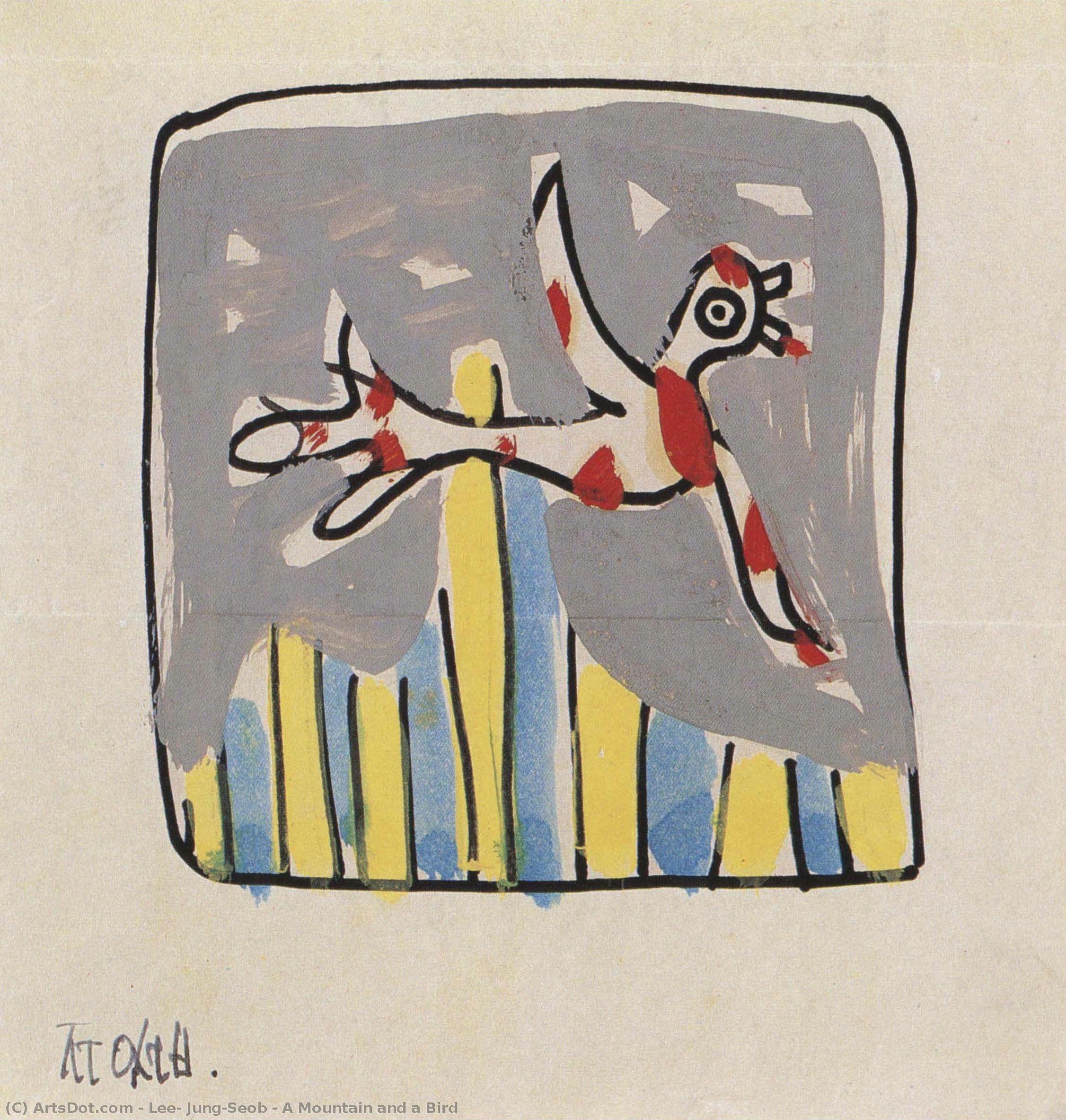 A Mountain And A Bird — Lee Jung-seob