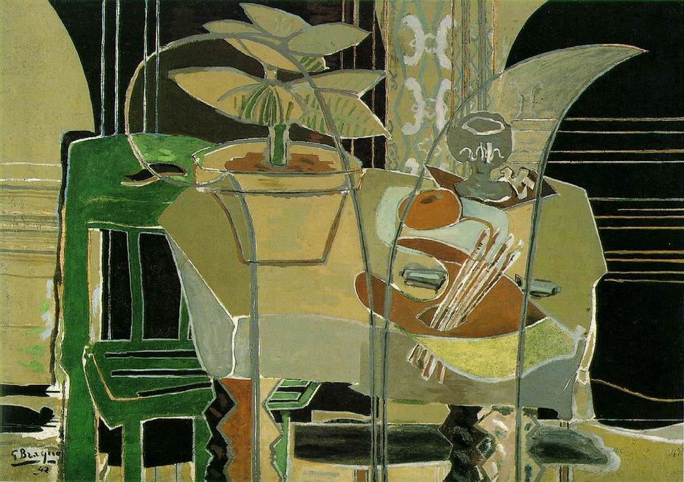 Interior Con Paleta — Georges Braque