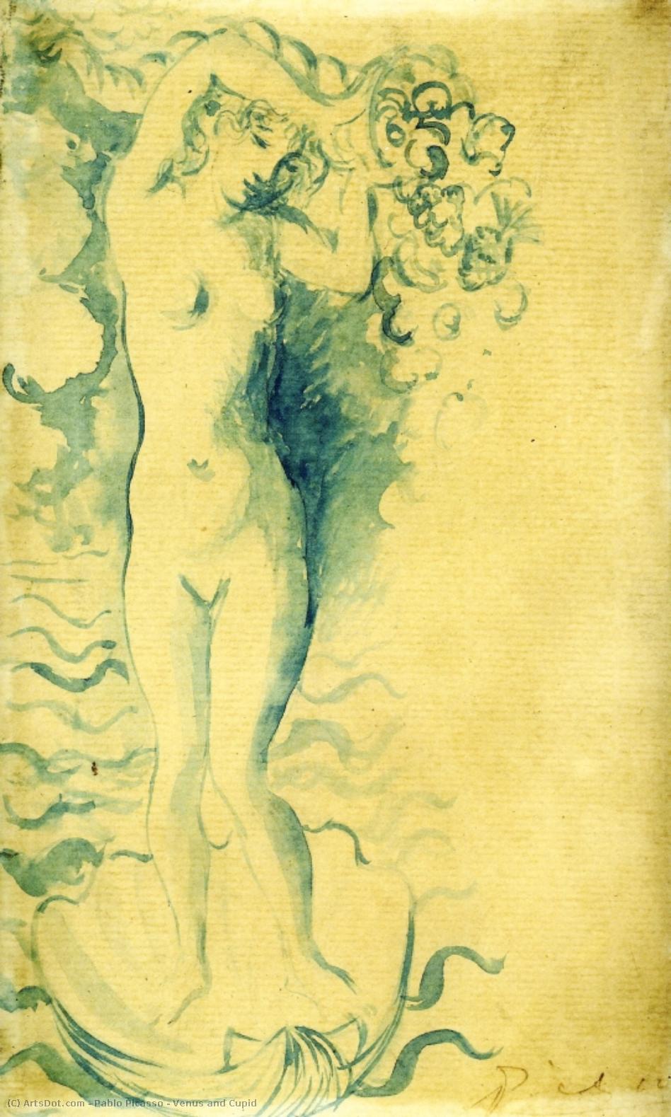 Venere E Cupido — Pablo Picasso