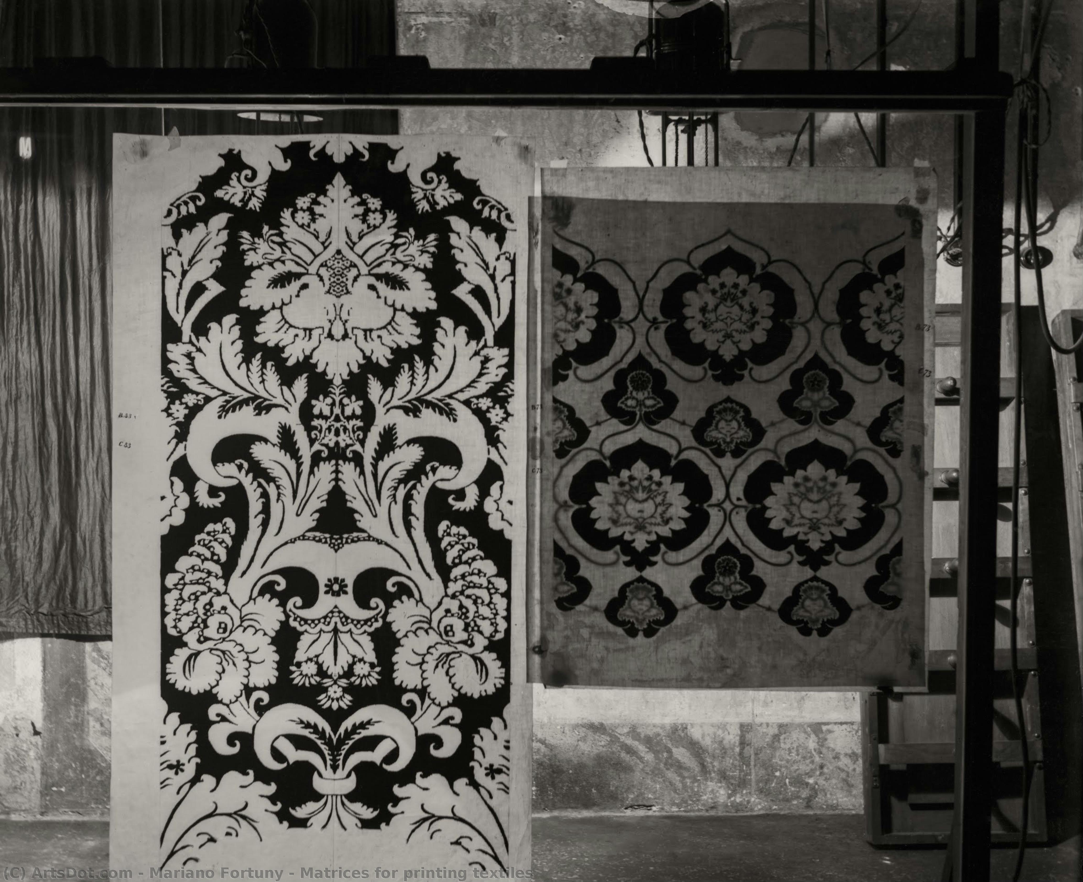 Matrices For Printing Textiles — ماريانو فورتوني