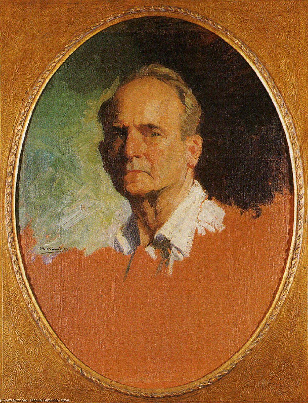 Retrato De Hombre — Manuel Benedito Vives