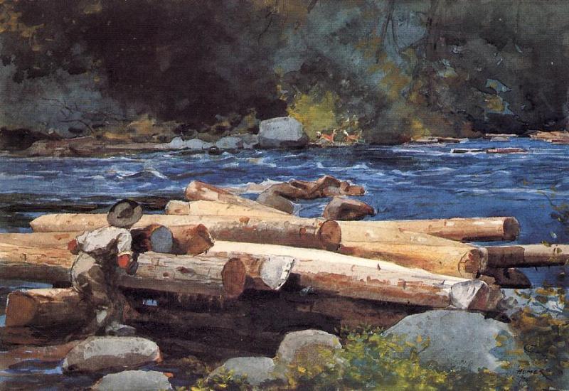Le Fleuve Hudson — Winslow Homer