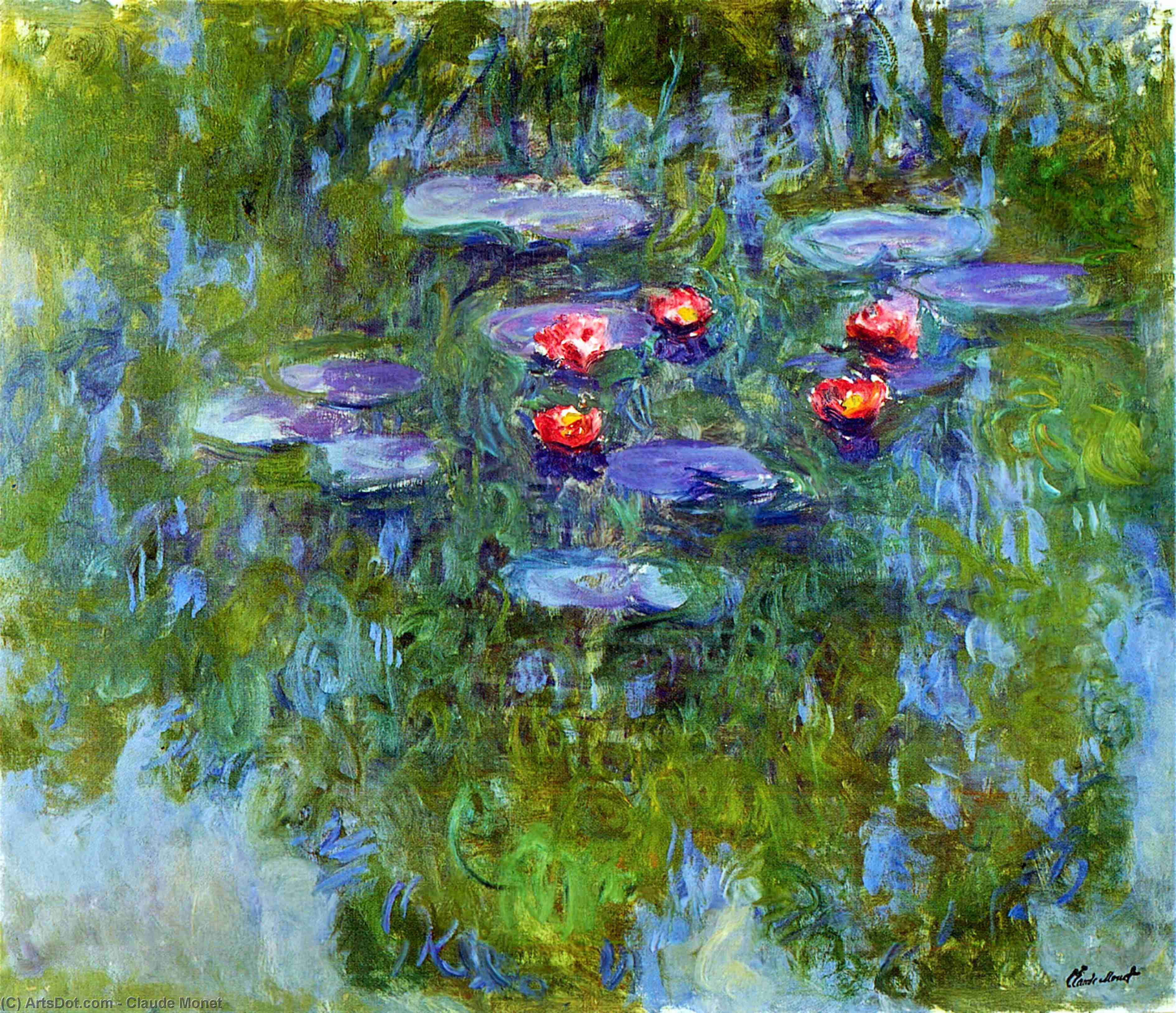 Vandliljer (63) — Claude Monet