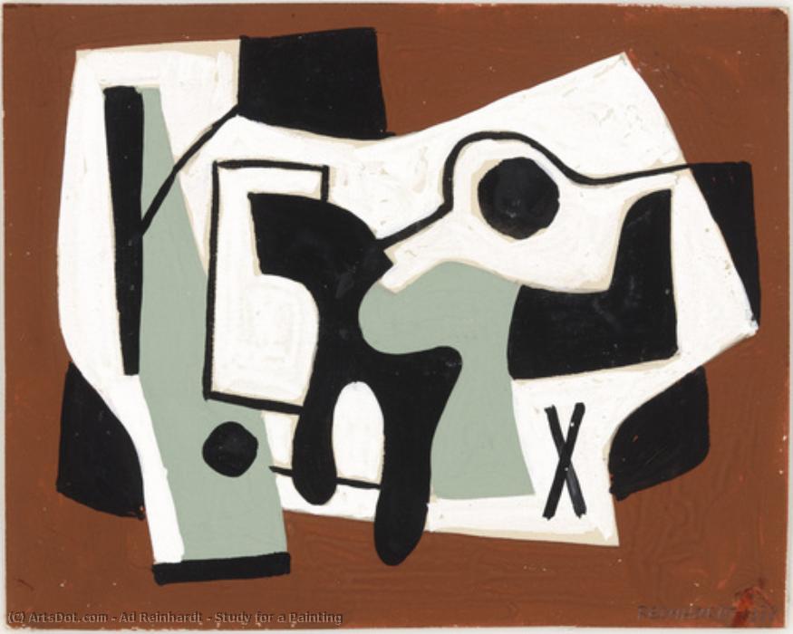 Study For A Painting — Ad Reinhardt