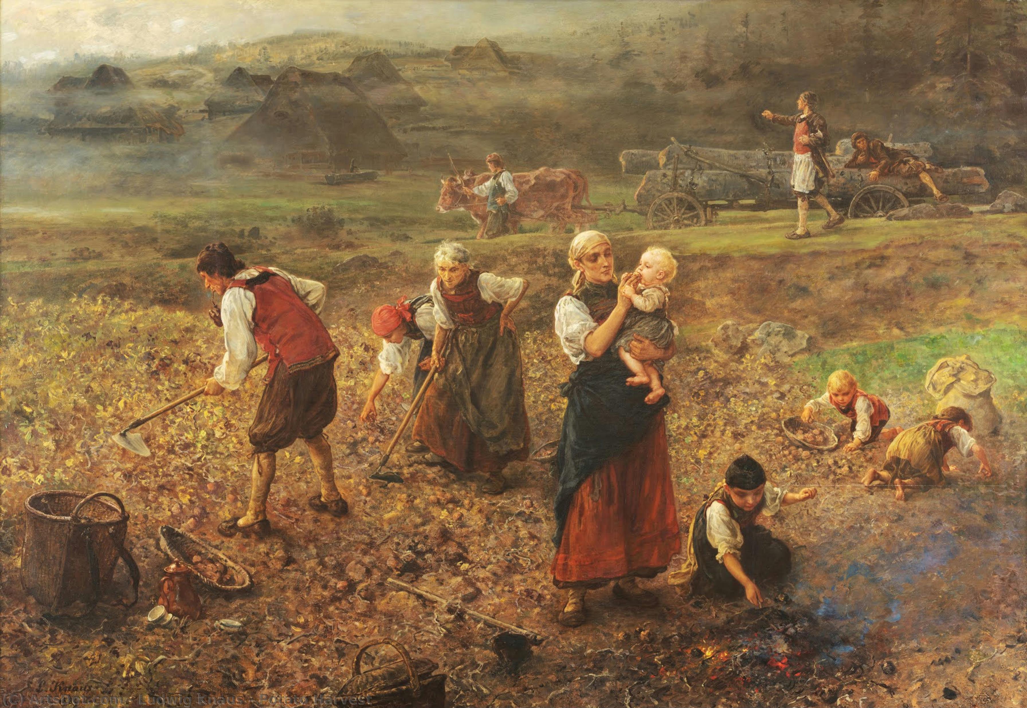 Potato Harvest — Ludwig Knaus