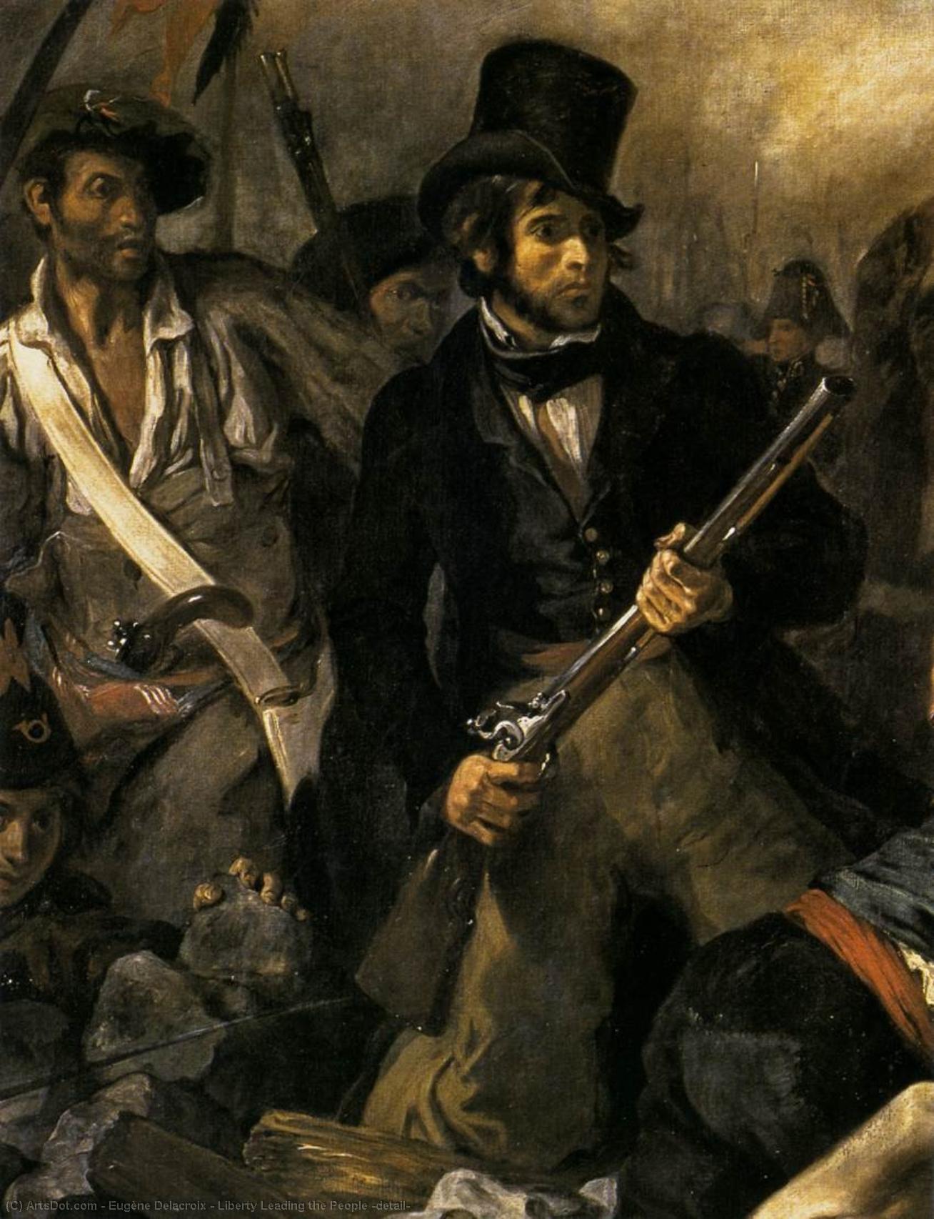 Liberté Guidant Le Peuple — Eugène Delacroix