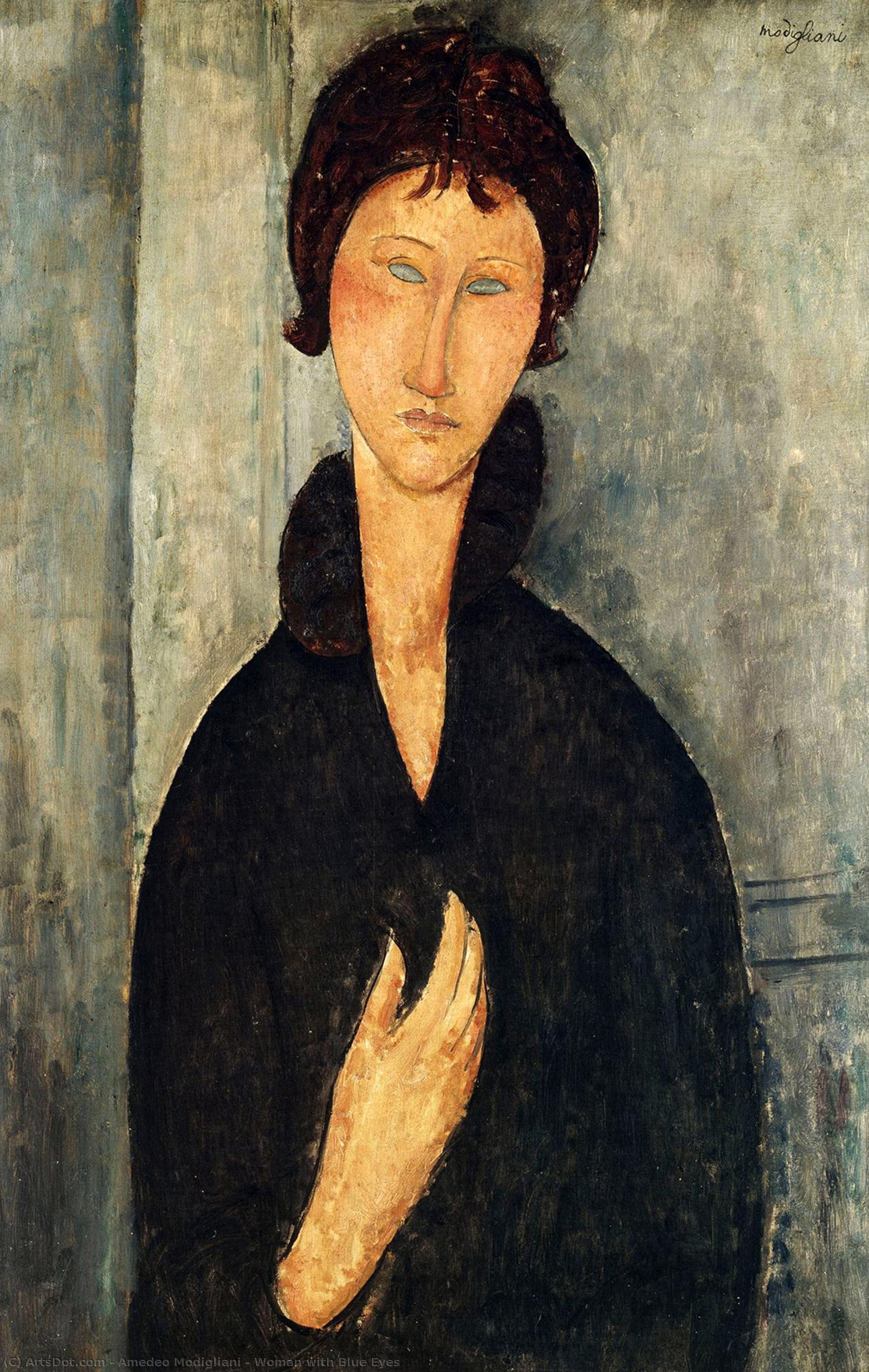 Mujer Con Ojos Azules — Amedeo Modigliani