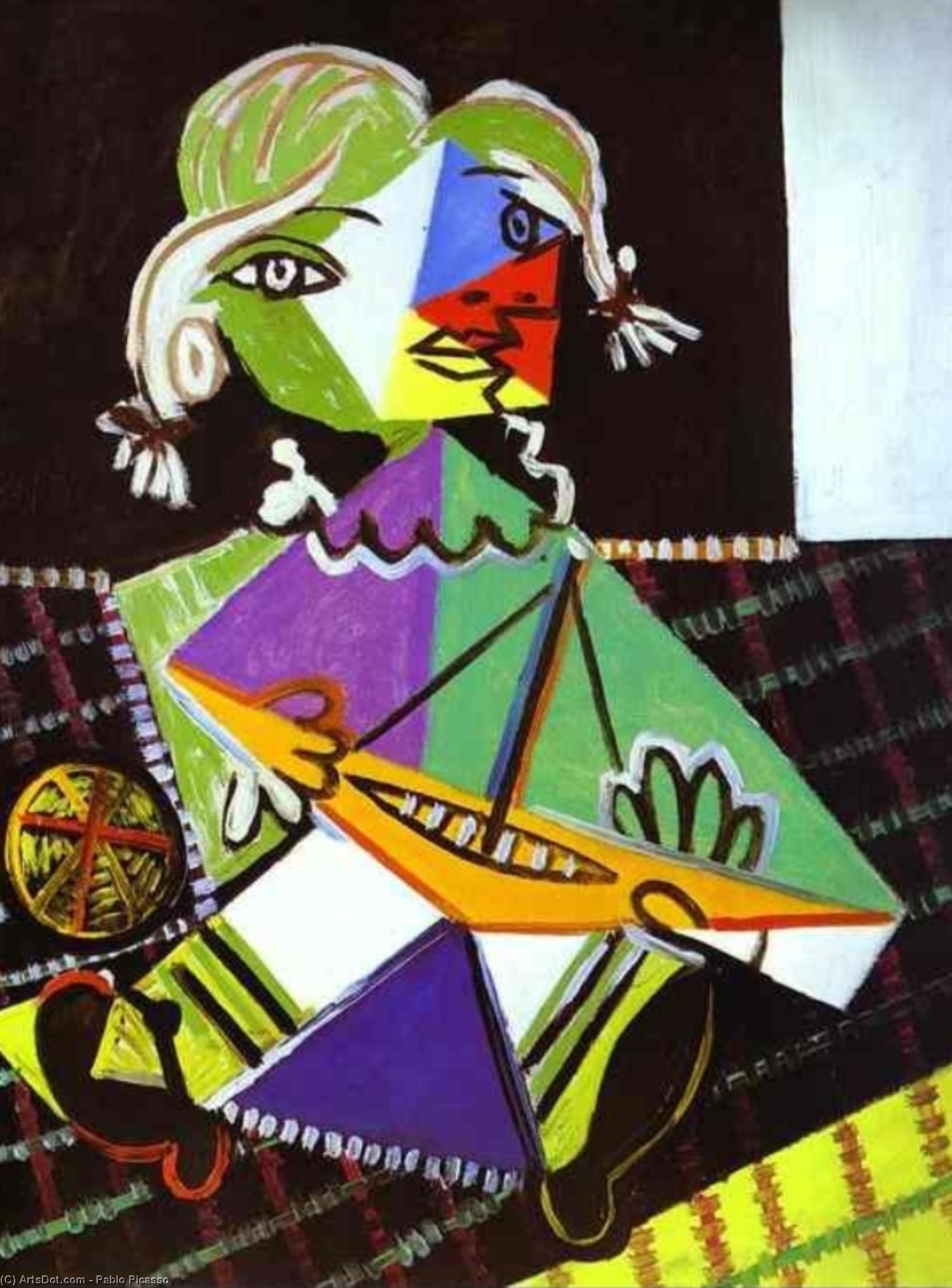 Maya Mit Dem Boot — Pablo Picasso