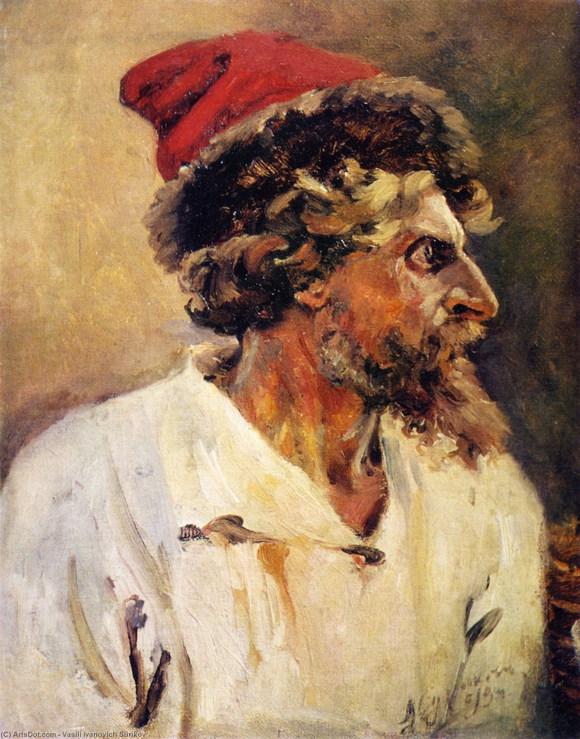 Strelets In A Cap (study) — Vasilis Surikovas