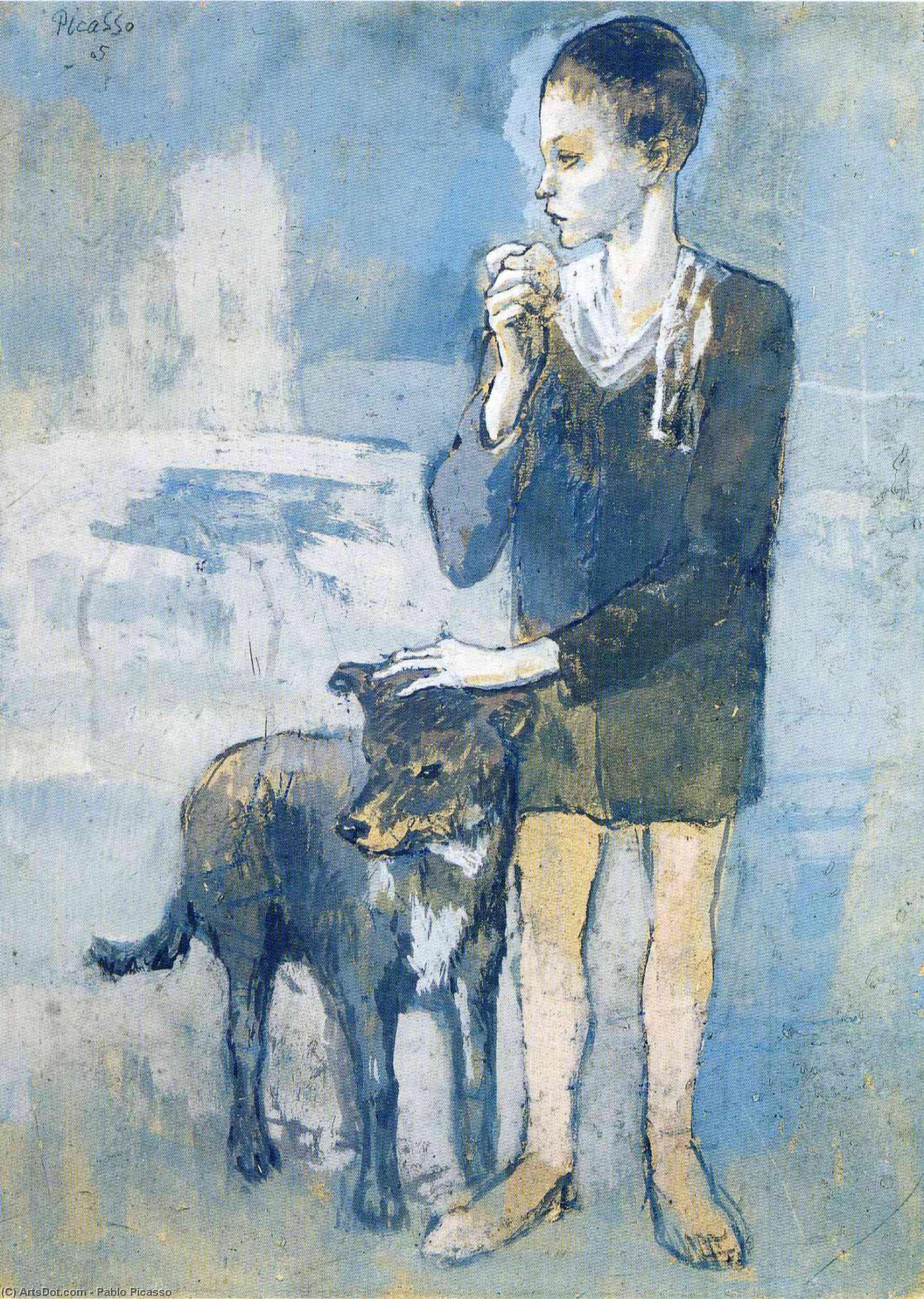 Boy With A Dog — Pablo Picasso