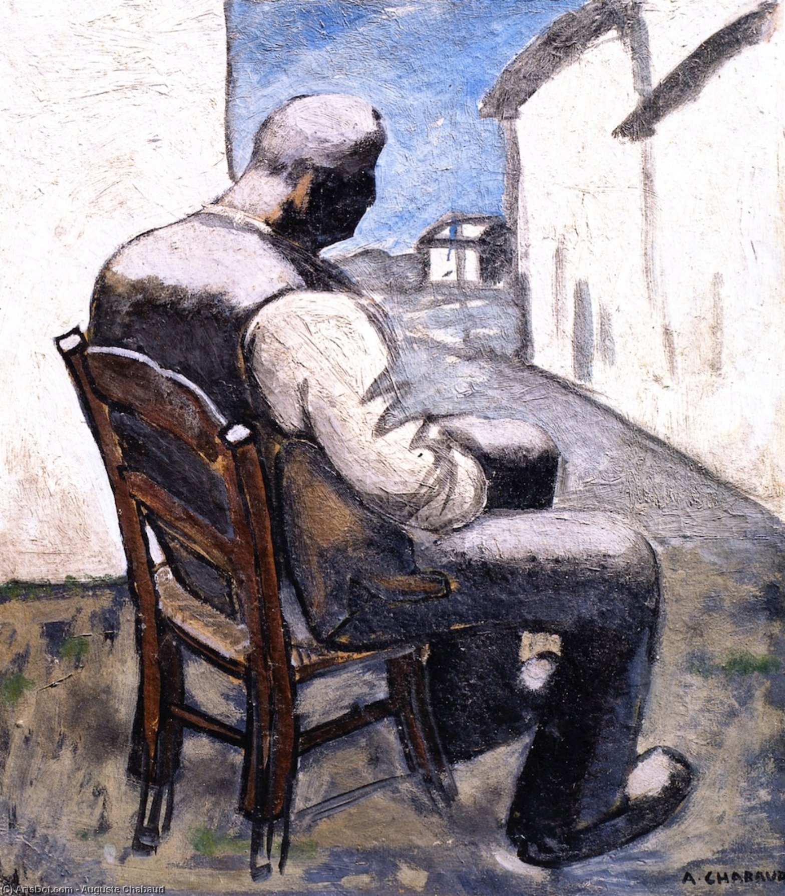 Man Sitting — Auguste Chabaud