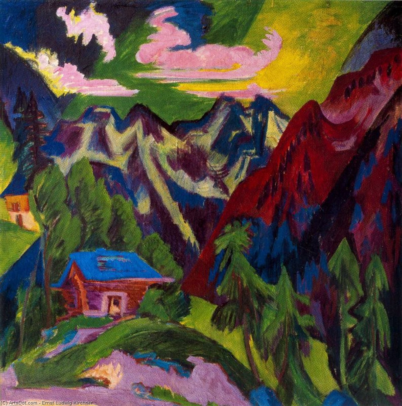 Klosters Bjerg — Ernst Ludwig Kirchner