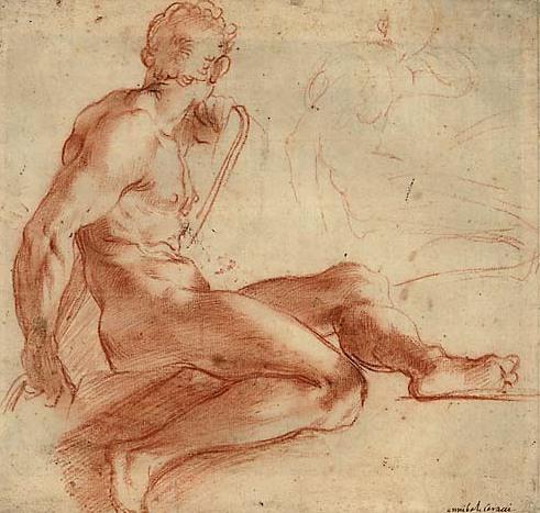 Nude Study — Annibale Carracci