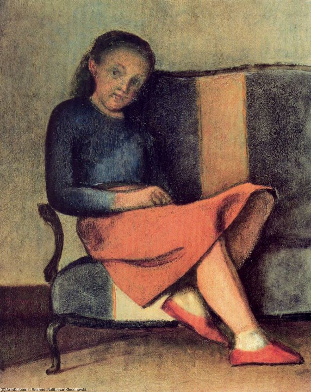 Colette Sitting — Balthus