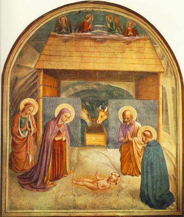 Nativity (convento Di San Marco, Florence) — Fra Andželikas