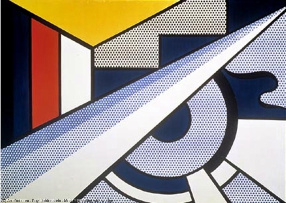 Dipinto Moderno Con Angolo — Roy Lichtenstein