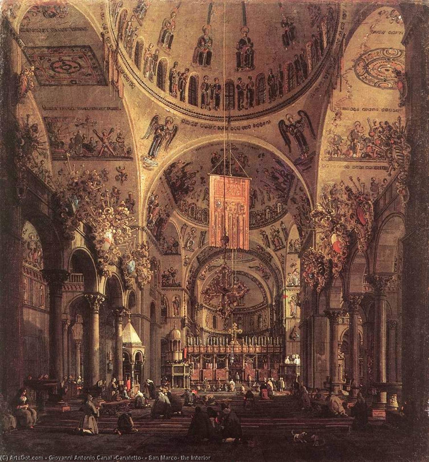 San Marco: L'interno — Giovanni Antonio Canal