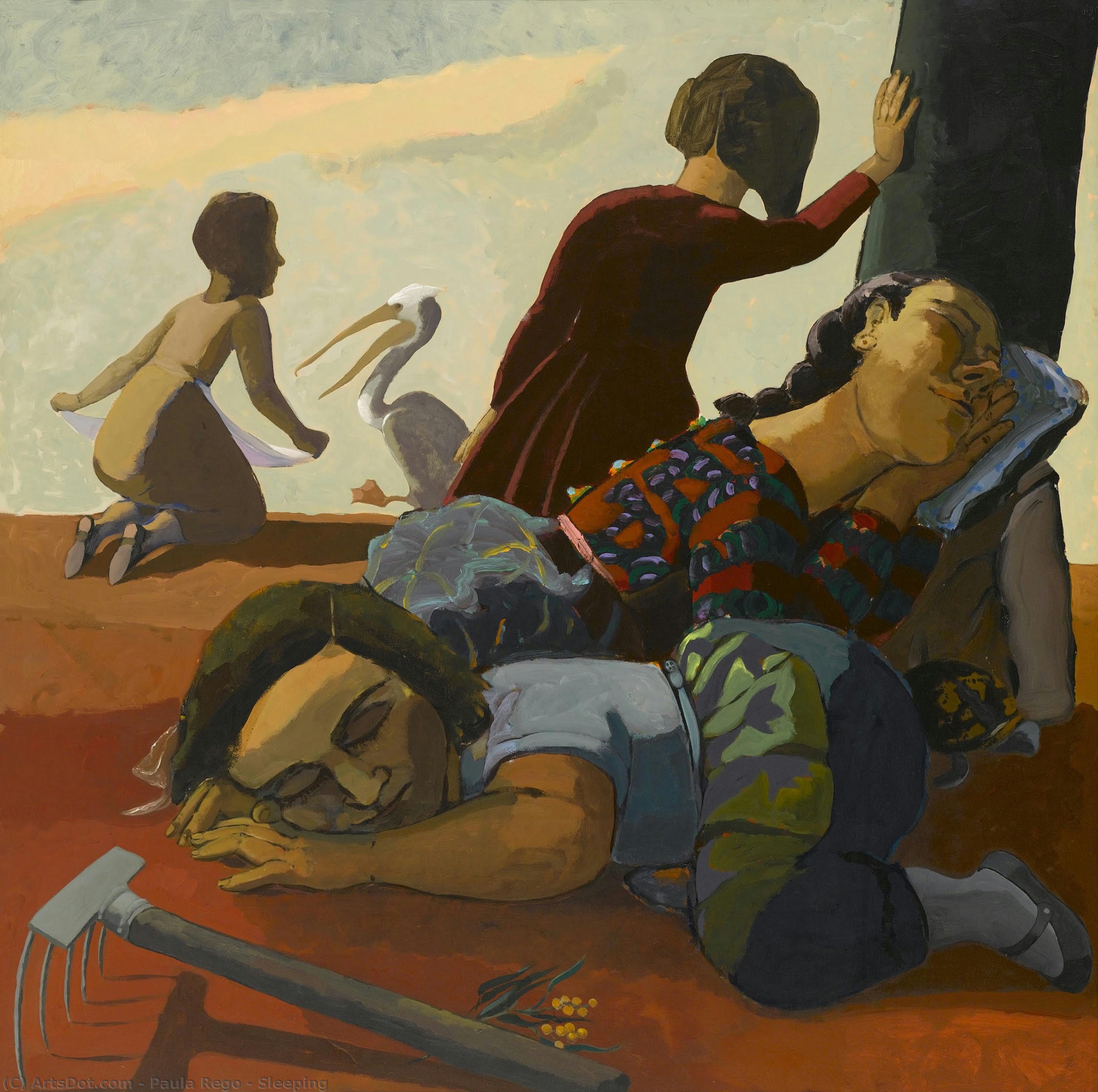 Sleeping — Paula Rego