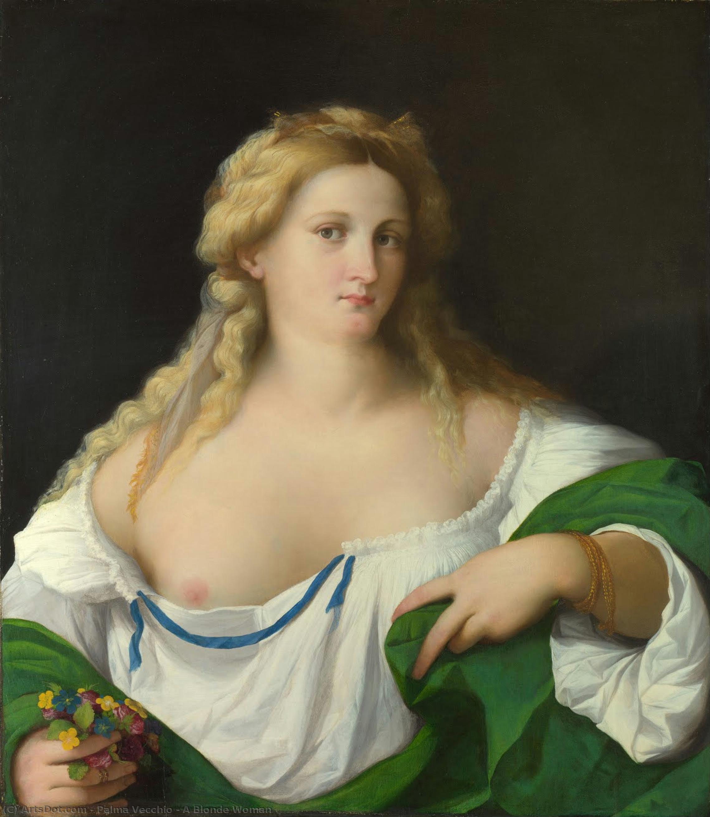 Una Mujer Rubia — Palma El Viejo