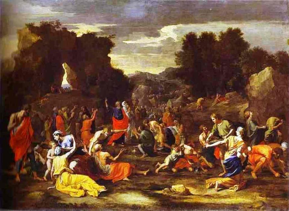 Raccolta Del Manna — Nicolas Poussin