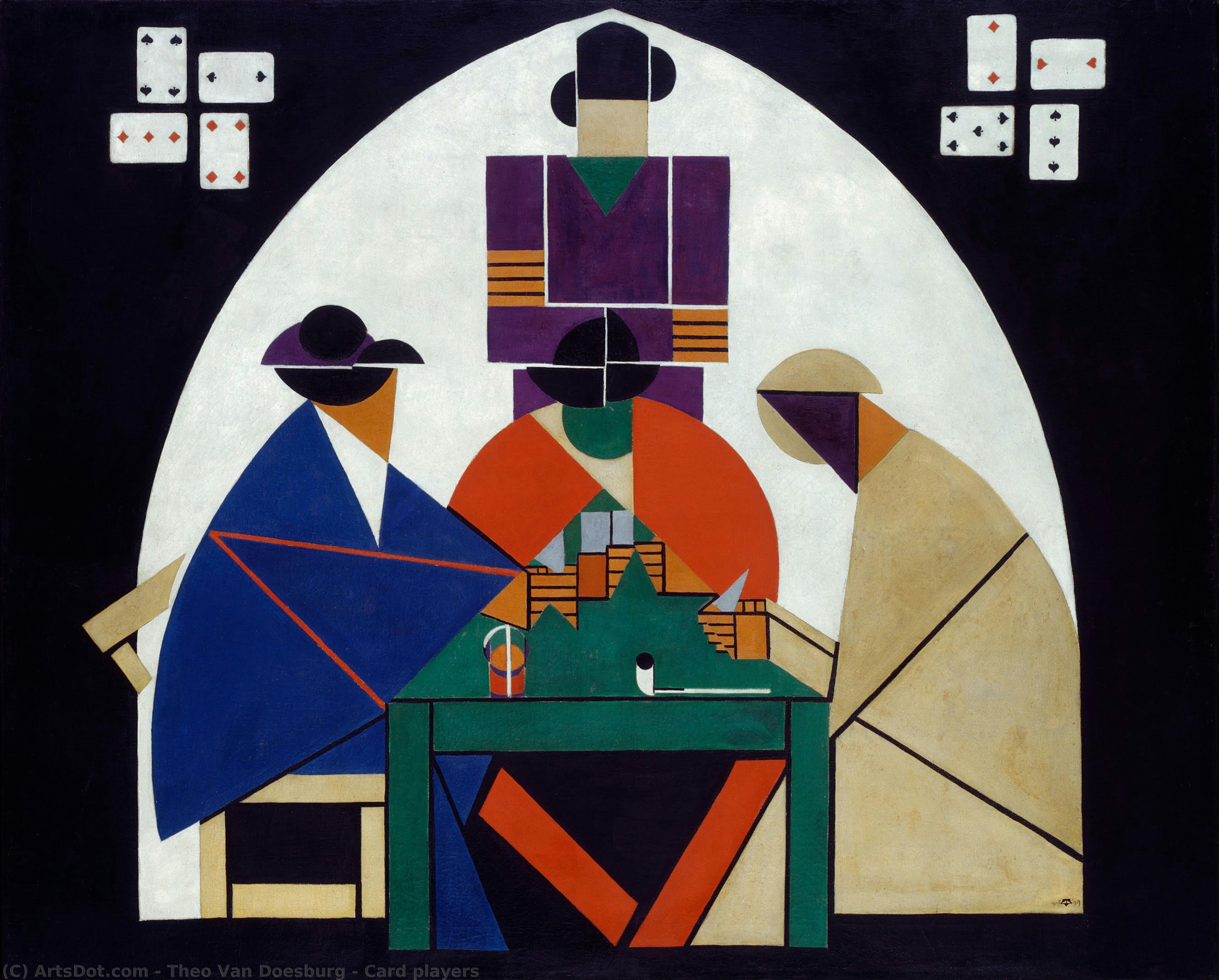 Card Players — Тео Ван Дусбург