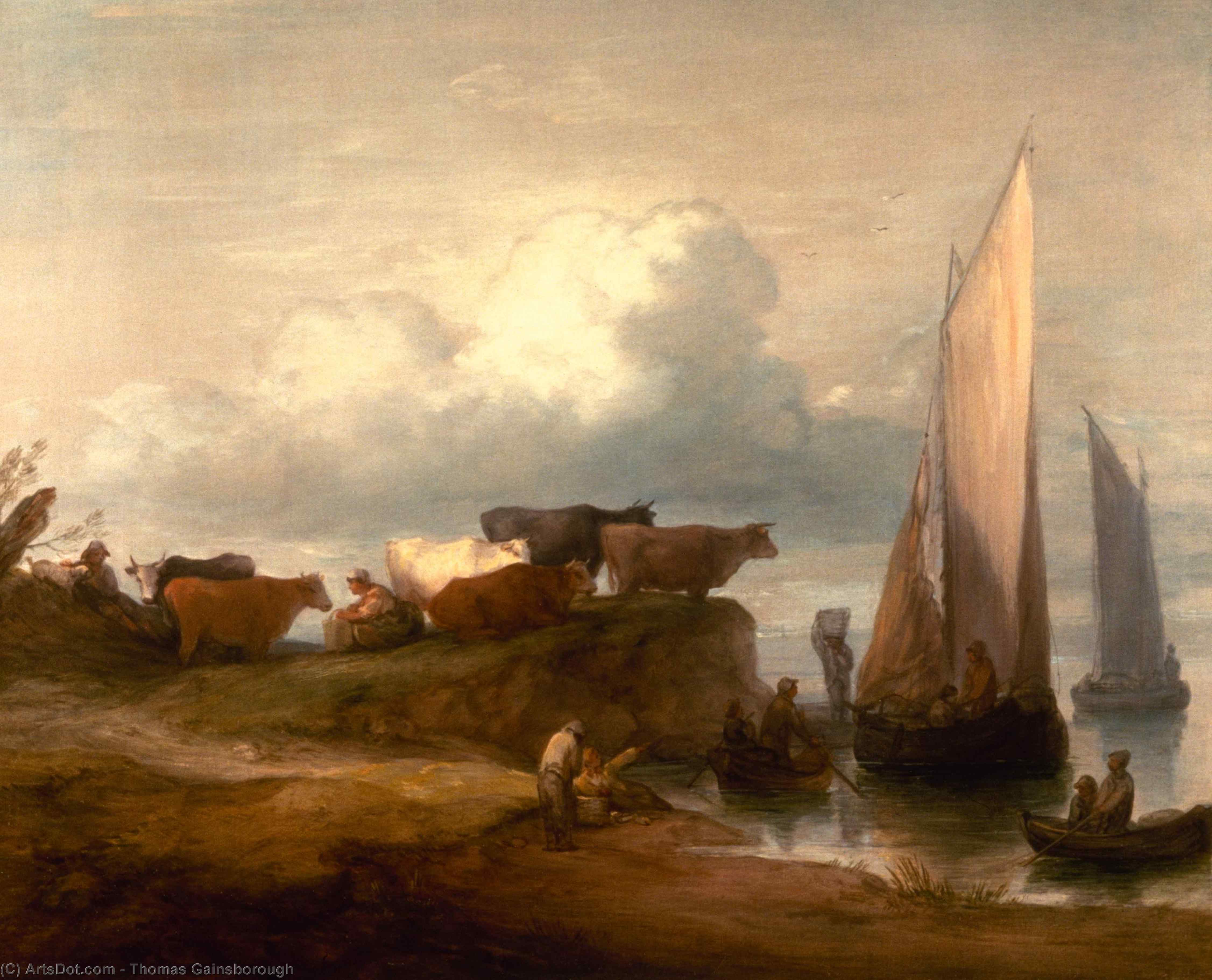 Eine Küstenlandschaft — Thomas Gainsborough