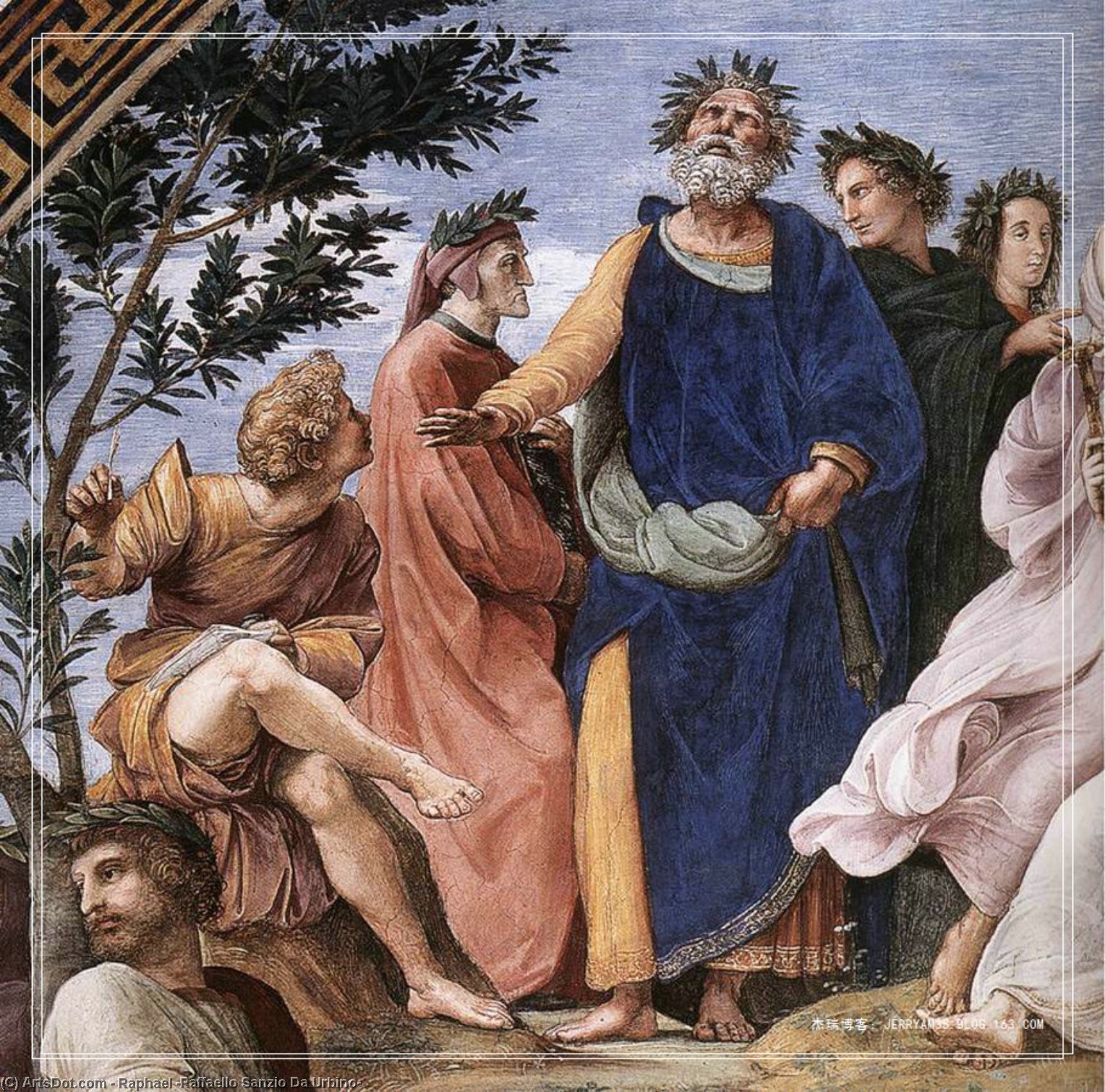 The Parnassus (detail)8 — Raffaello