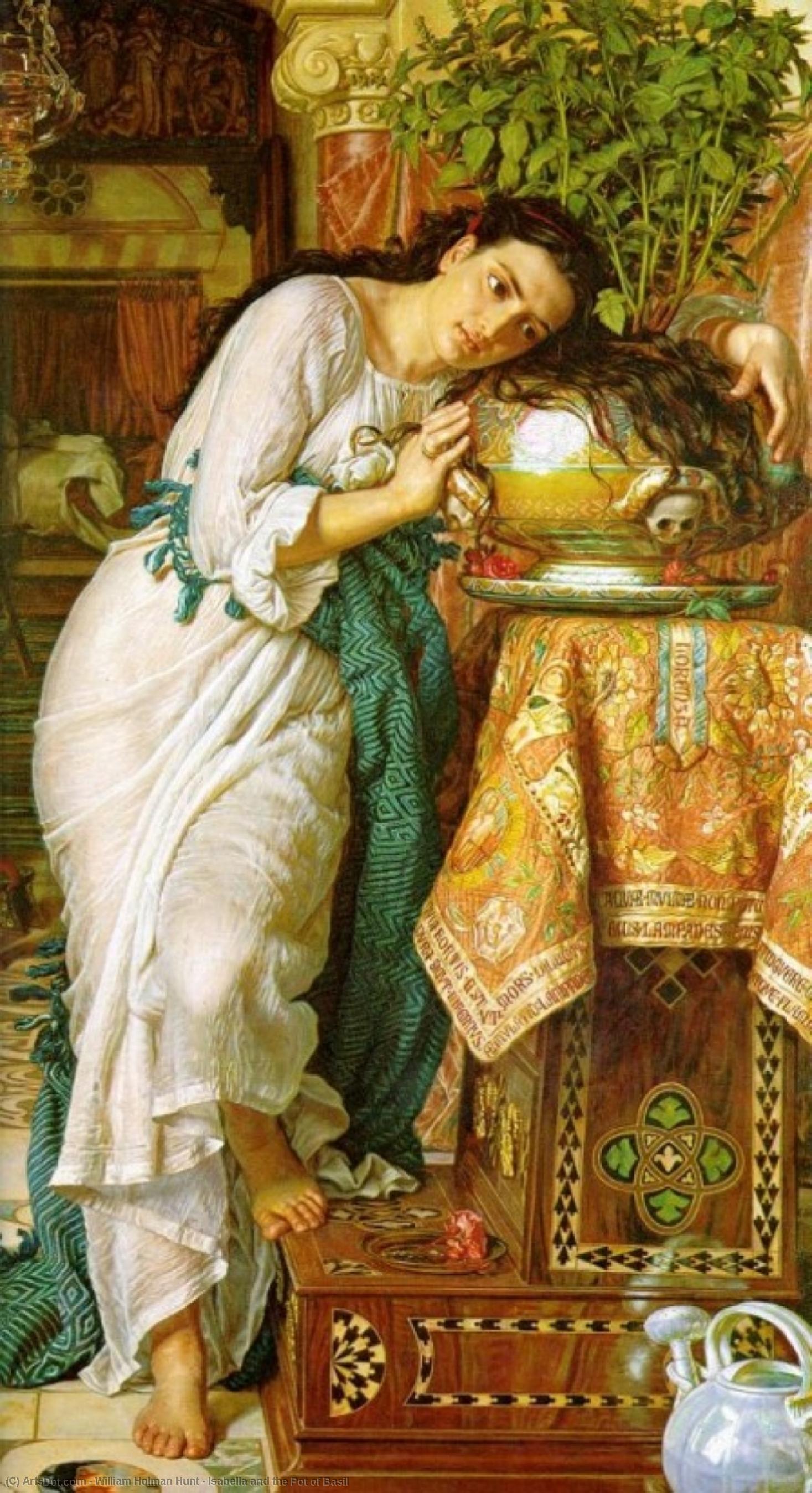 Isabella Et Le Pot De Basilic — William Holman Hunt
