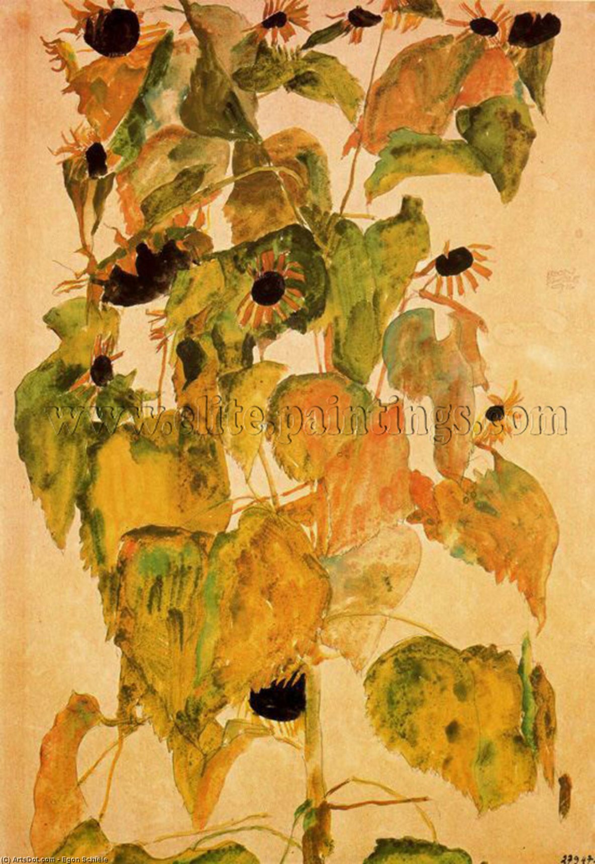Untitled (1321) — Egon Schiele