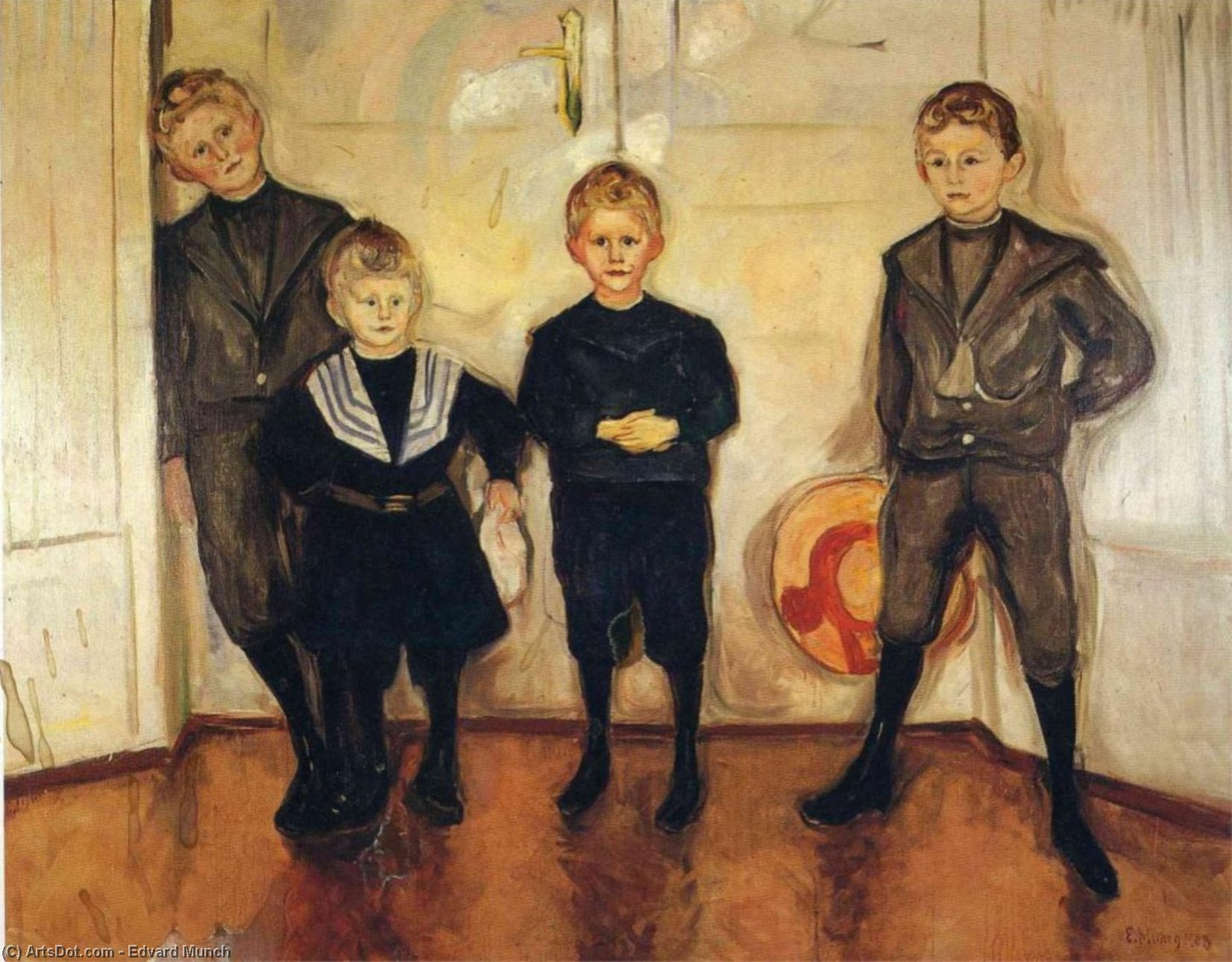 Dr. Linde'nin Dört Oğlu — Edvard Munch
