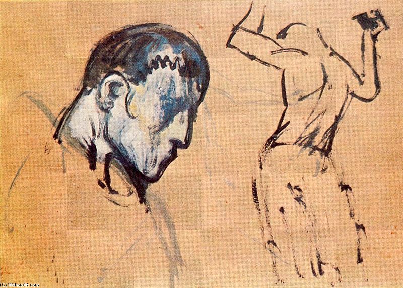 Schizzo ''acrobate À La Boule'' — Pablo Picasso