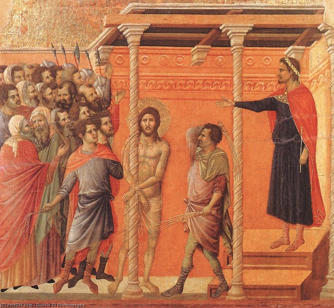 Flagellace — Duccio Di Buoninsegna