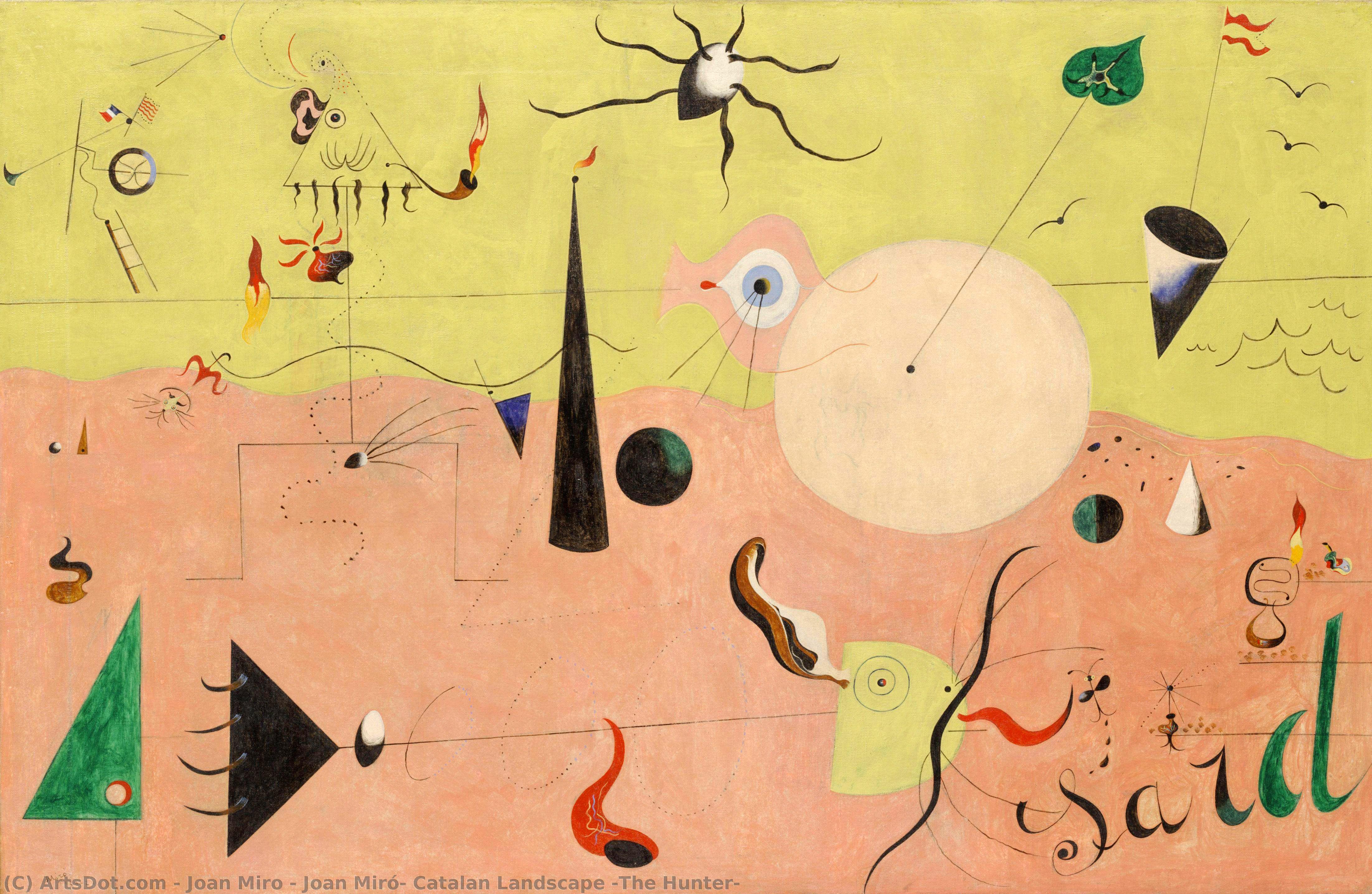 Joan Miró- Catalan Landscape (the Hunter) — Joan Miró