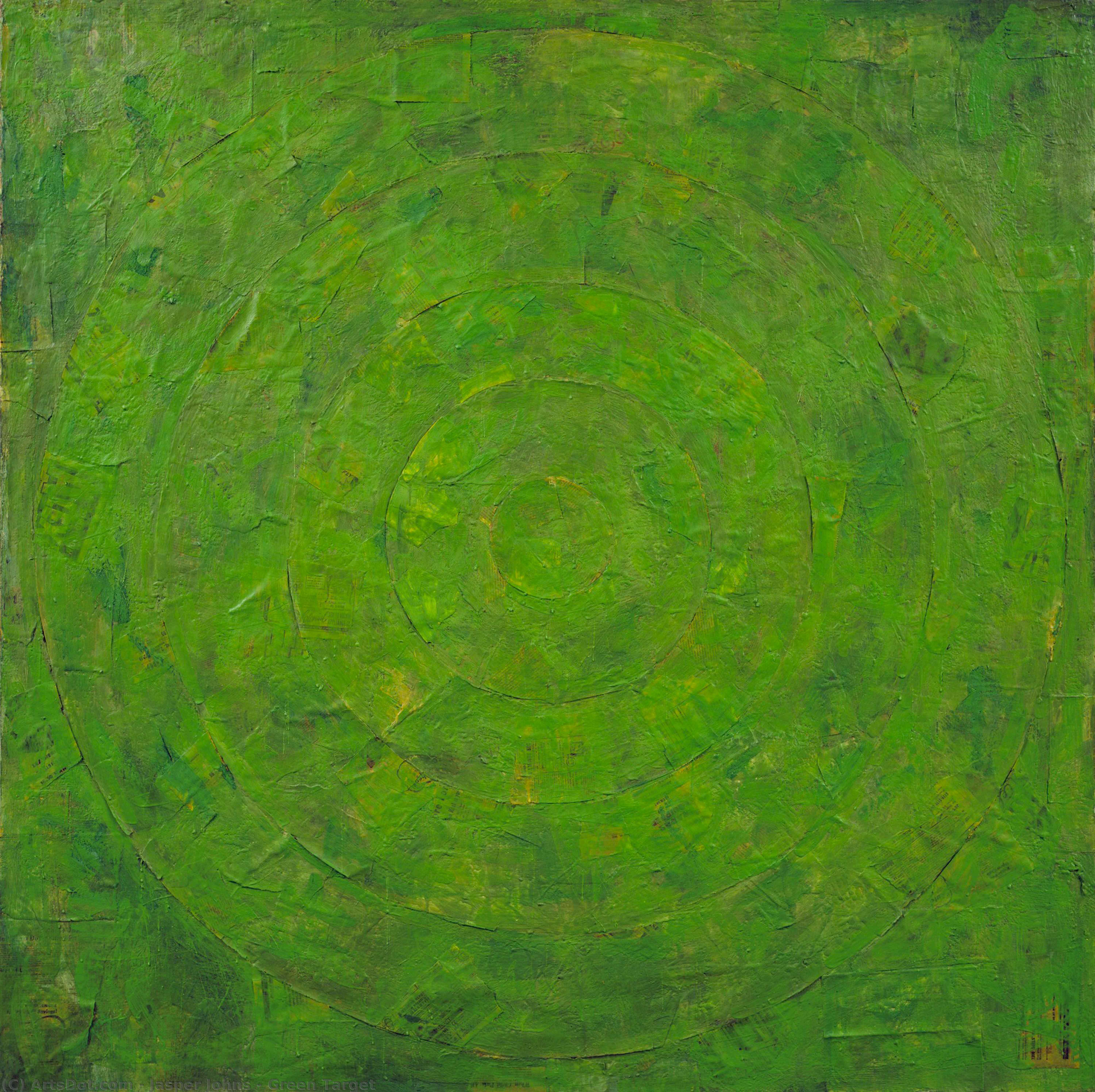 Targeta Verde — Jasper Johns