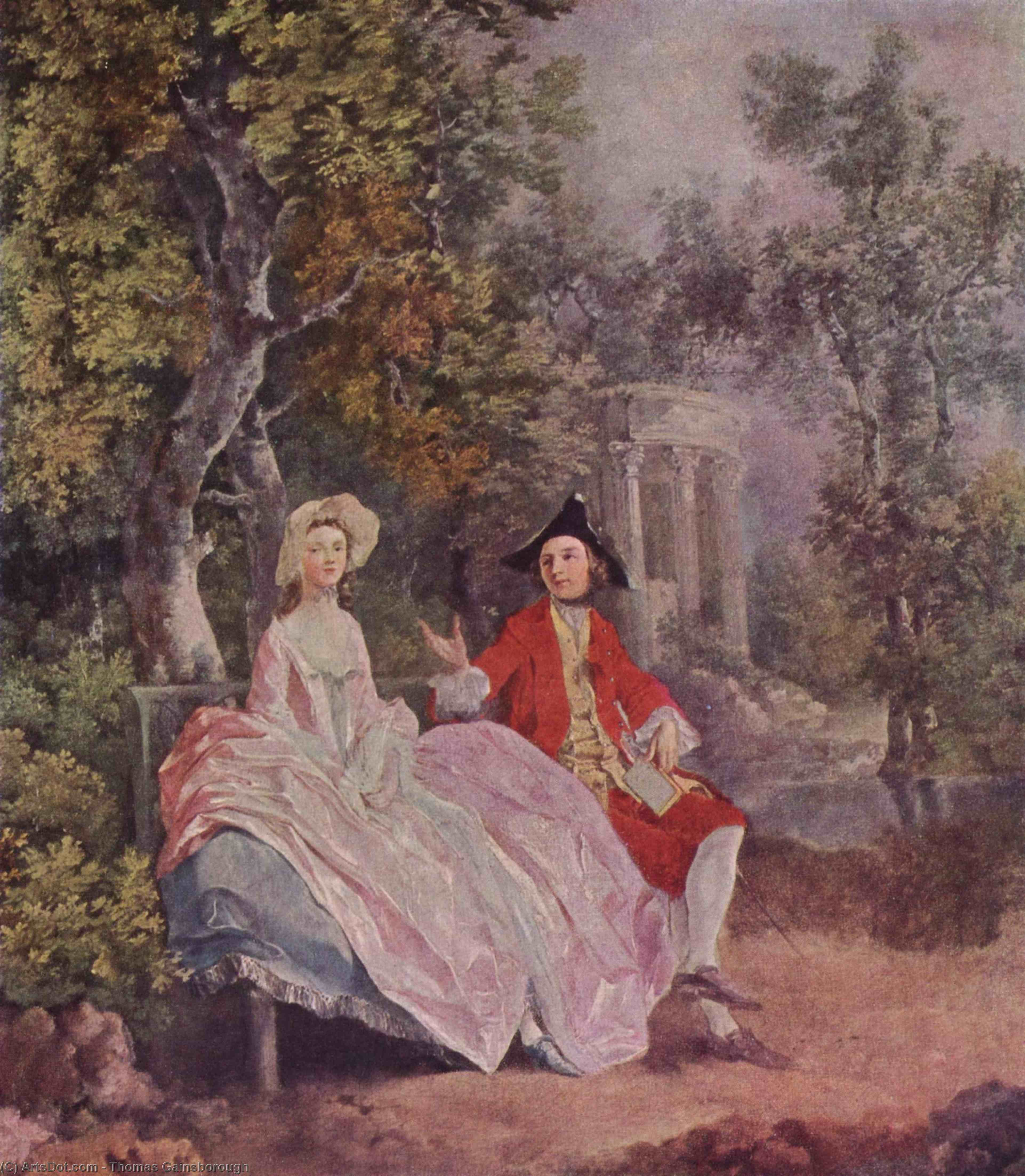 Conversation In A Park — თომას გეინსბორო