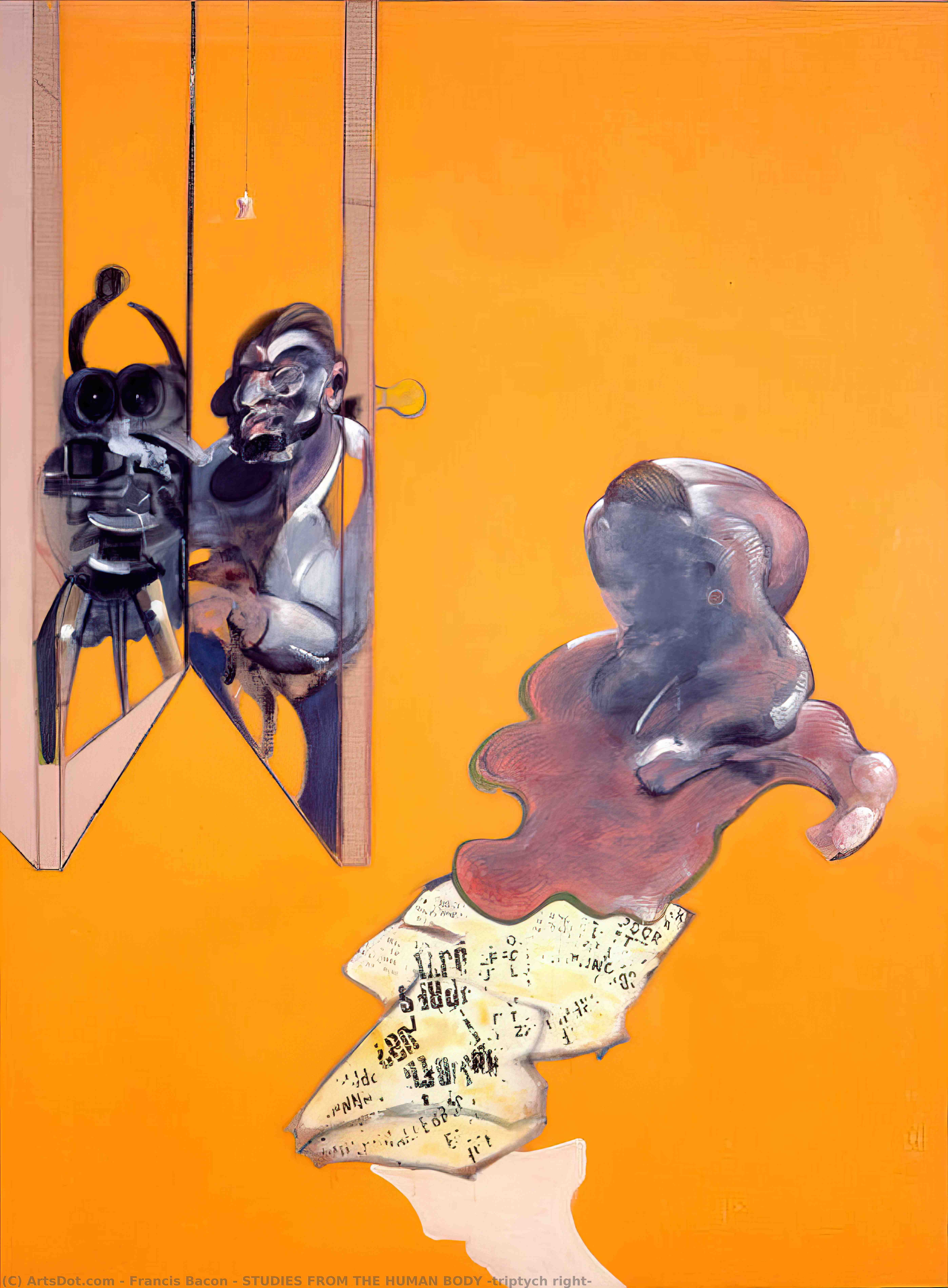 Studies From The Human Body (triptych Right) — Francis Bacon